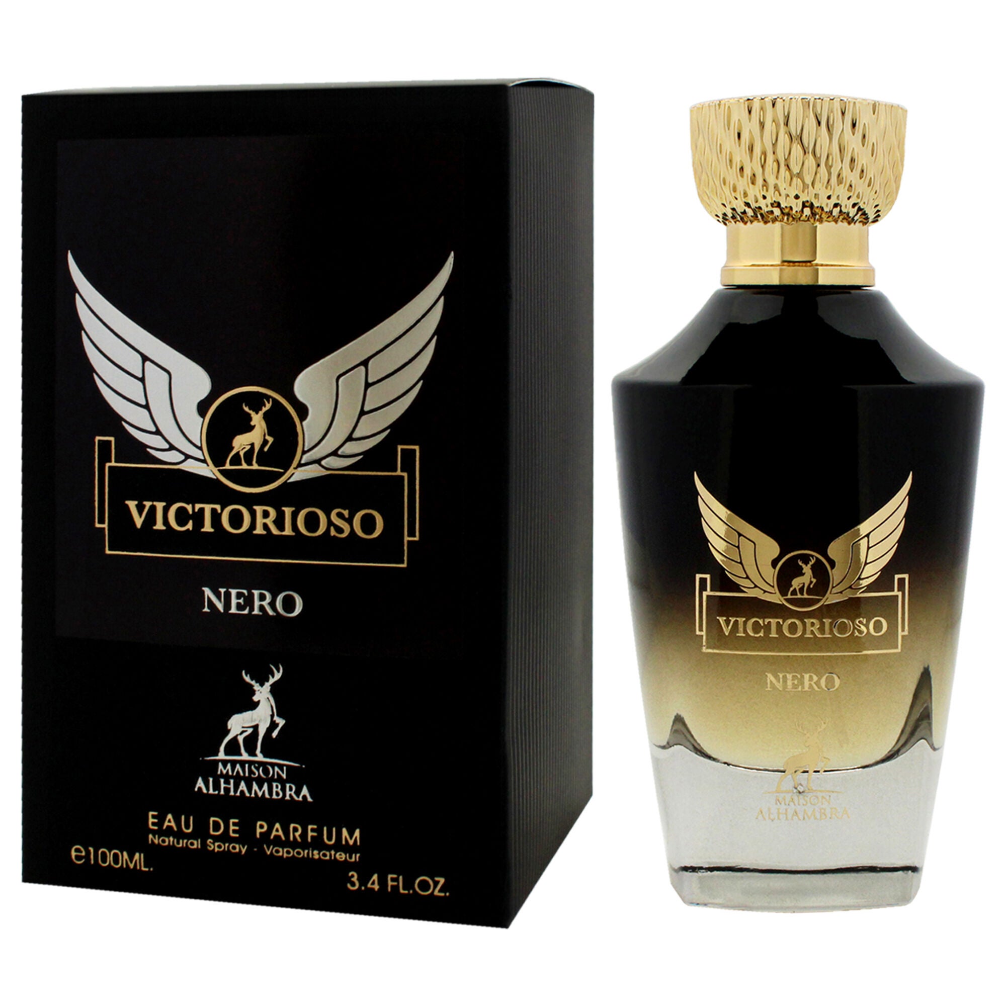 Victorioso - Nero by Maison Alhambra for Men - 3.4 oz EDP Spray, Clear, alternate image number 3
