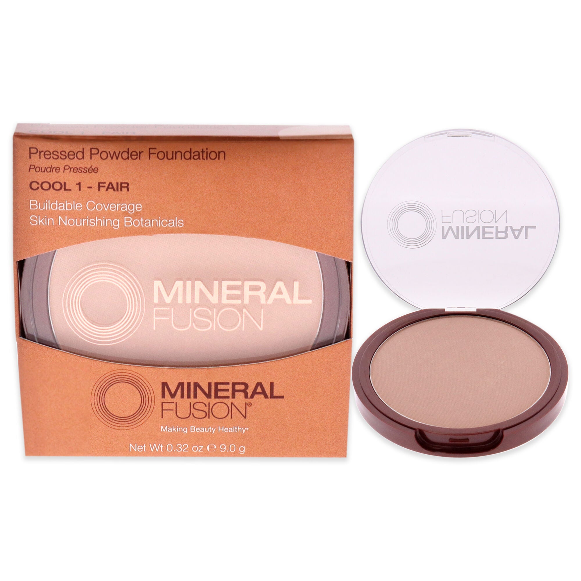 Pressed Powder Foundation - 01 Cool by Mineral Fusion for Women - 0.32 oz Foundation, , alternate image number 5