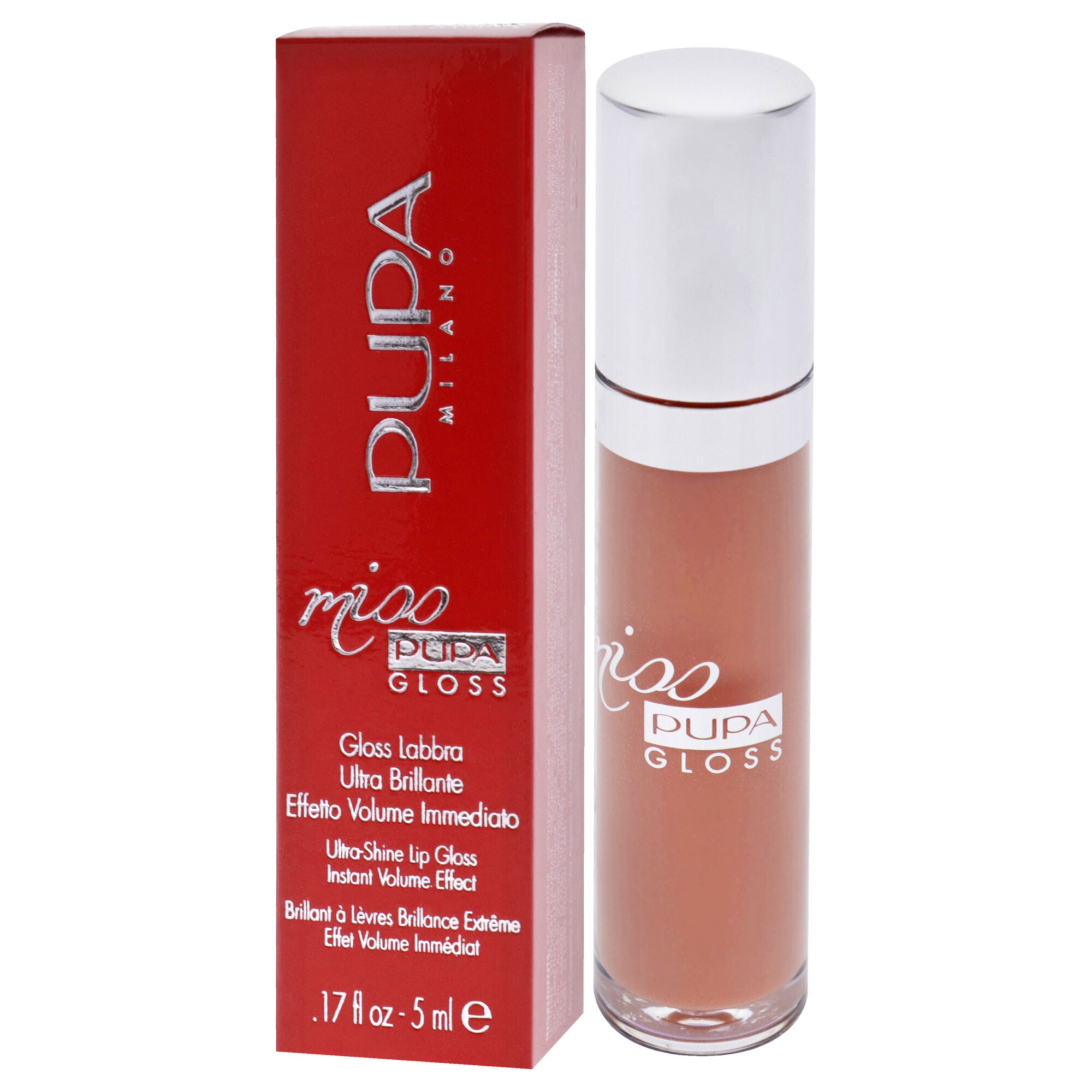 Miss Pupa Gloss Ultra-Shine Lip Gloss - 300 Soft Kiss by Pupa Milano for Women - 0.17 oz Lip Gloss, , alternate image number 7