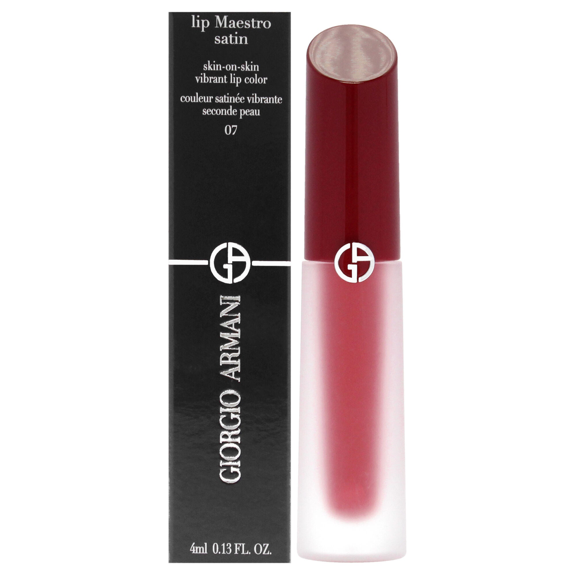 Lip Maestro Satin Lipstick - 07 Opening Night by Giorgio Armani for Women - 0.13 oz Lipstick, See Description, hi-res image number 0