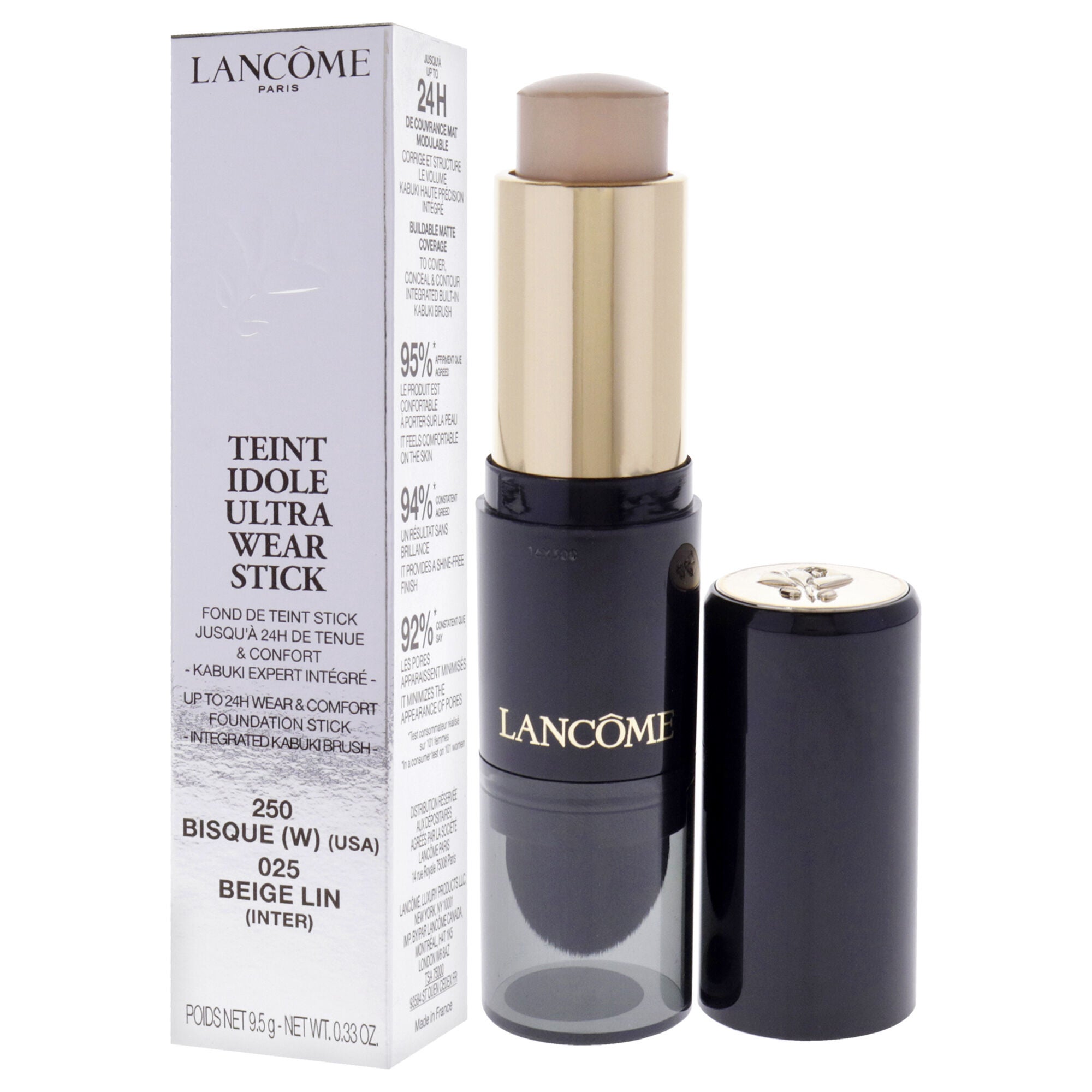 Teint Idole Ultra Wear Stick Foundation - 250 Bisque Warm by Lancome for Women - 0.33 oz Foundation, See Description, alternate image number 3
