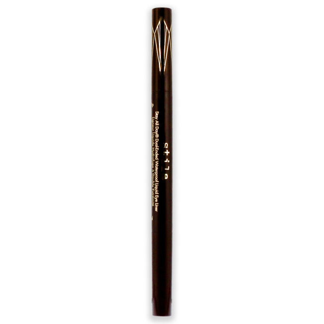 Stay All Day Dual-Ended Waterproof Liquid Eye Liner - Dark Brown by Stila for Women - 0.033 oz Eyeliner, See Description, alternate image number 4