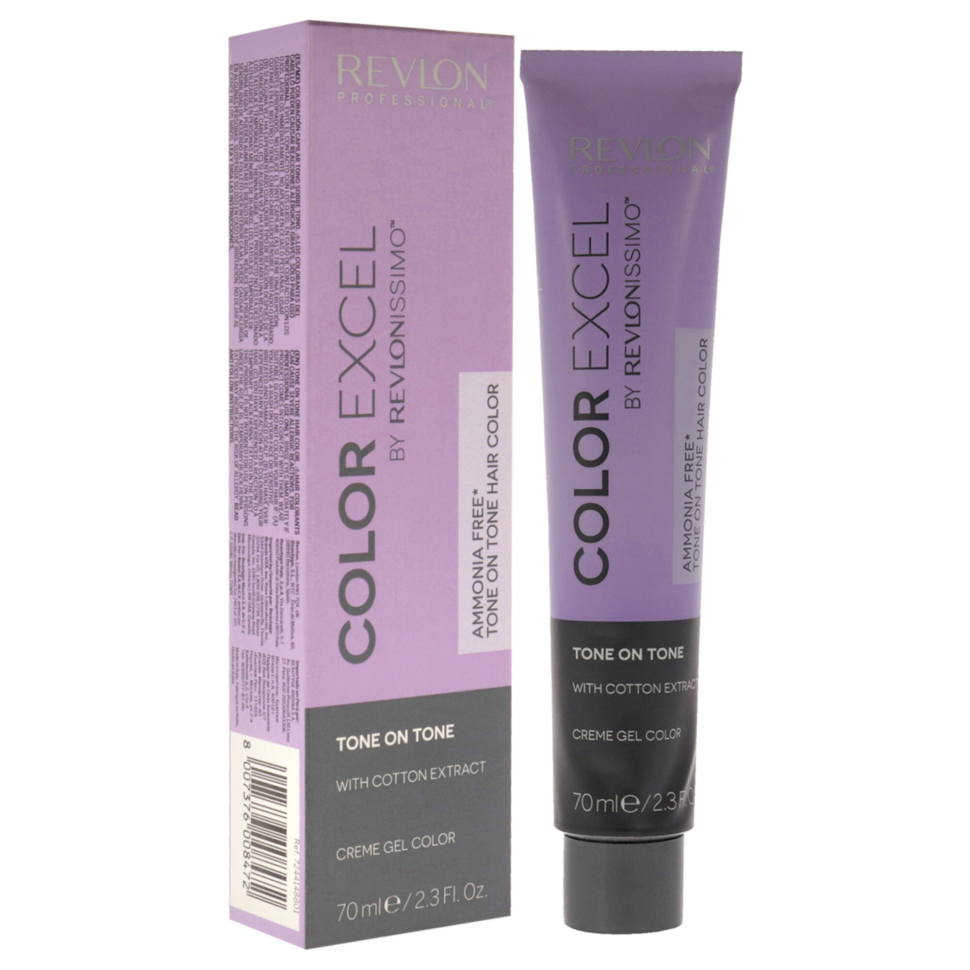 Revlonissimo Color Excel - 8.01 Light Natural Ash Blonde by Revlon for Unisex - 2.3 oz Hair Color, , alternate image number 6