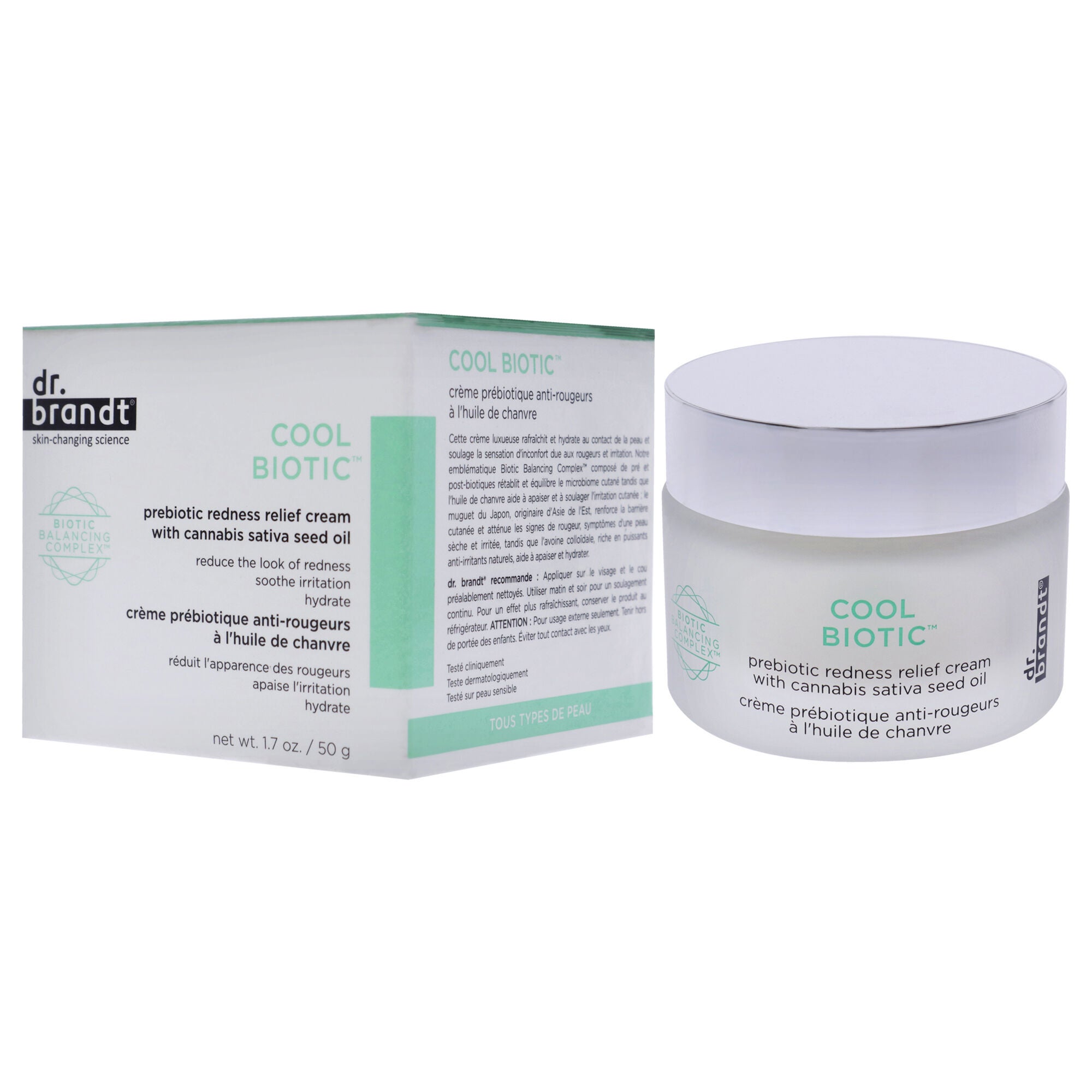 Cool Biotic Prebiotic Redness Relief Cream by Dr. Brandt for Unisex - 1.7 oz Cream, , alternate image number 7