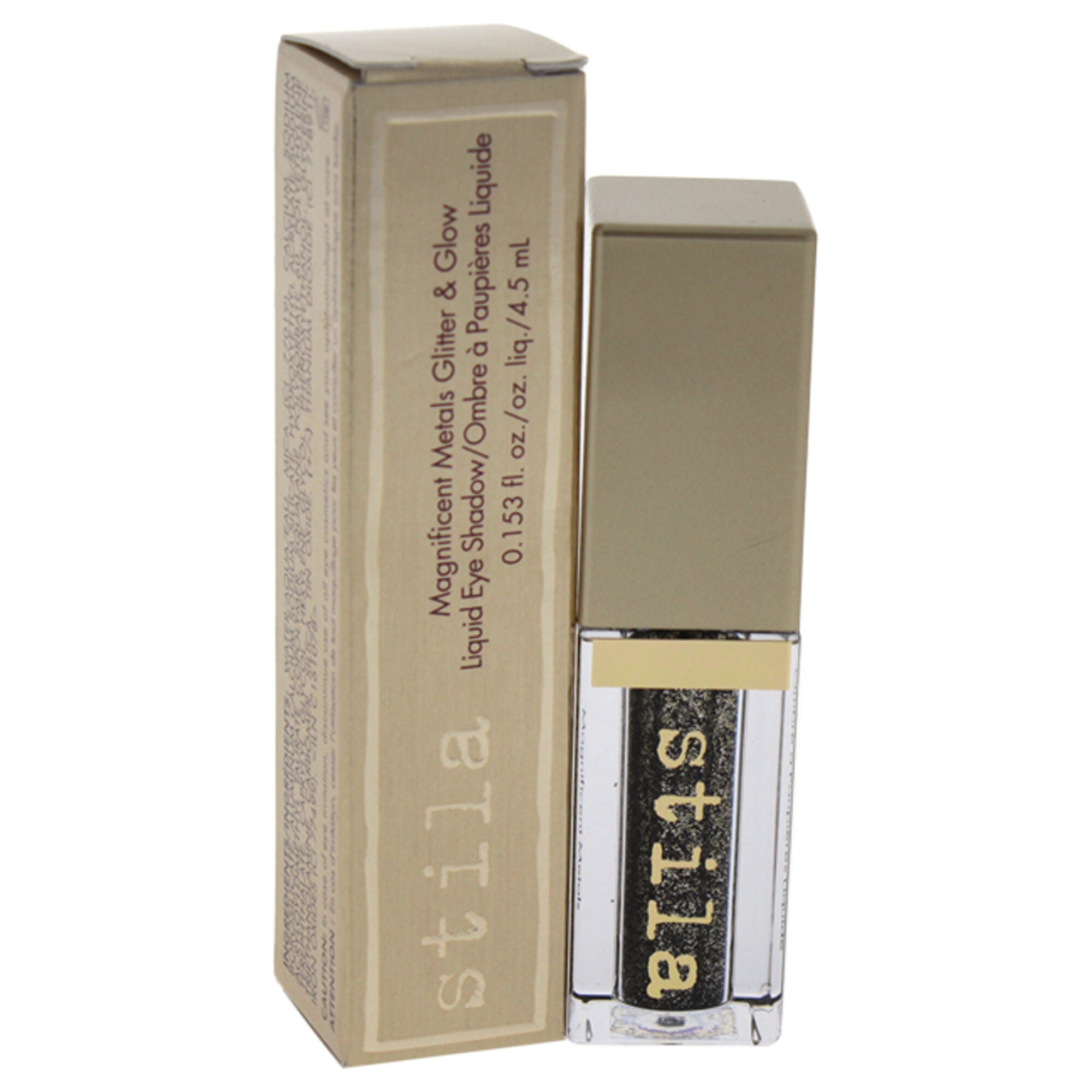 Magnificent Metals Glitter & Glow Liquid Eye Shadow - Molten Midnight by Stila for Women - 0.15 oz Eyeshadow, , alternate image number 1