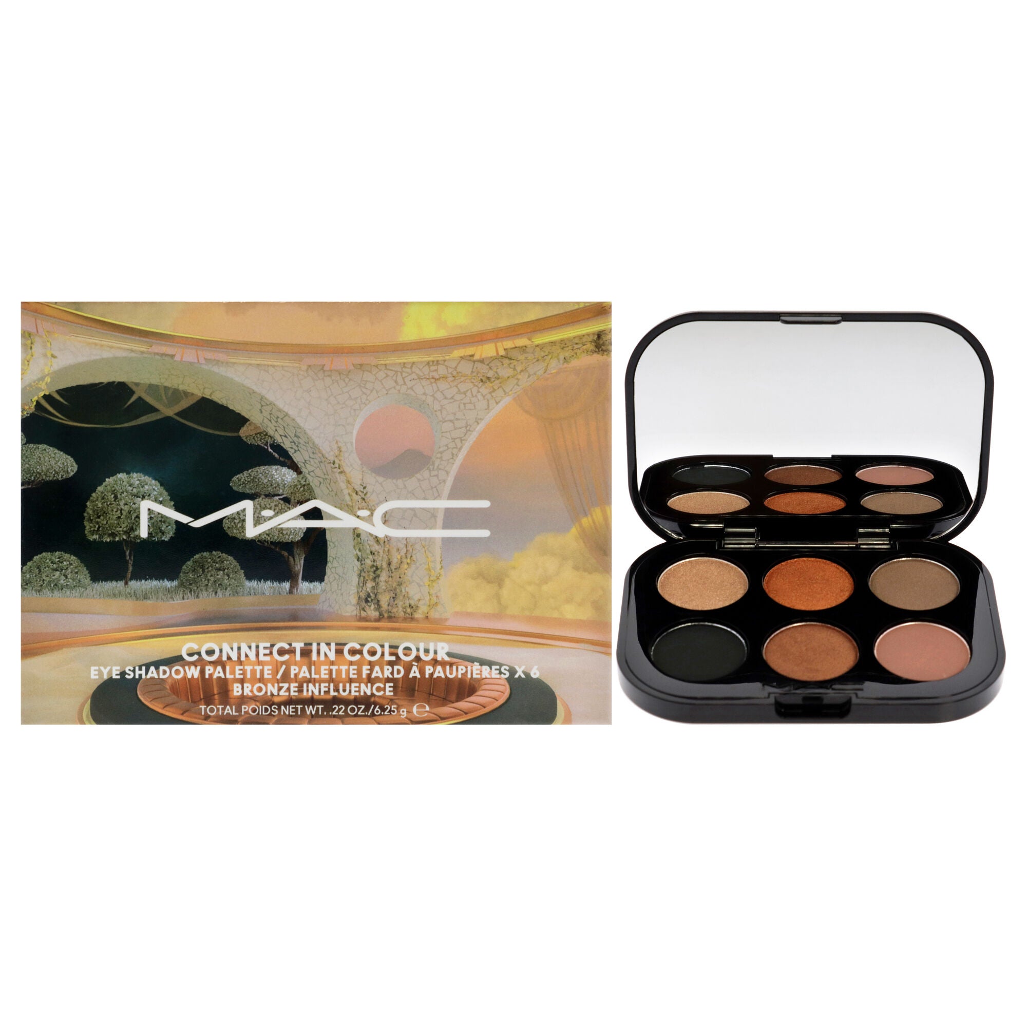 Connect In Colour Eye Shadow Palette - Bronze Influence by MAC for Women - 0.22 oz Eye Shadow, See Description, hi-res image number 0