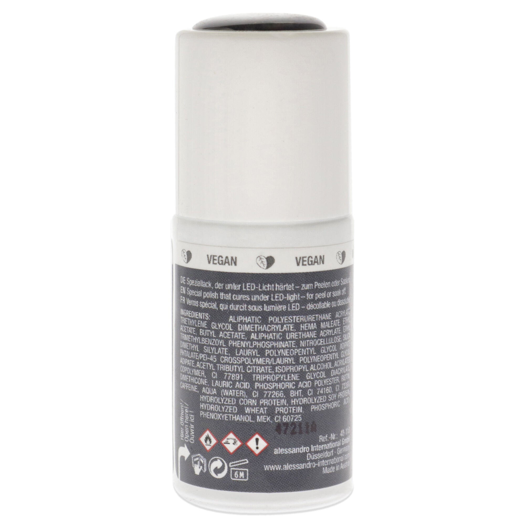 Striplac Peel or Soak - 118 New York Grey by Alessandro for Women 0.27 oz Nail Polish, See Description, alternate image number 2
