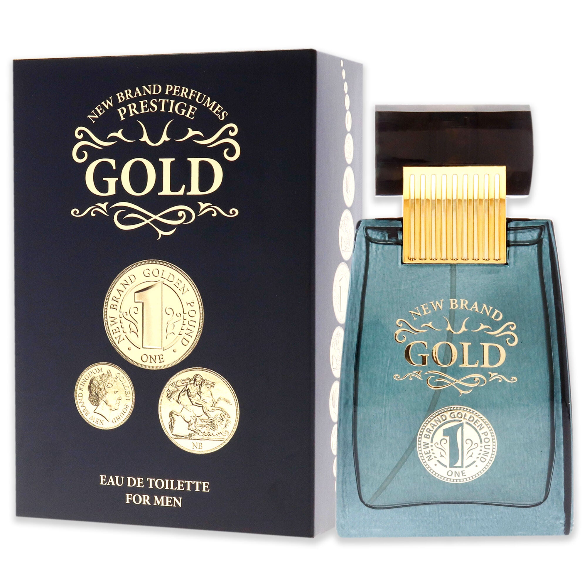 Gold by New Brand for Men - 3.3 oz EDT Spray, , alternate image number 7