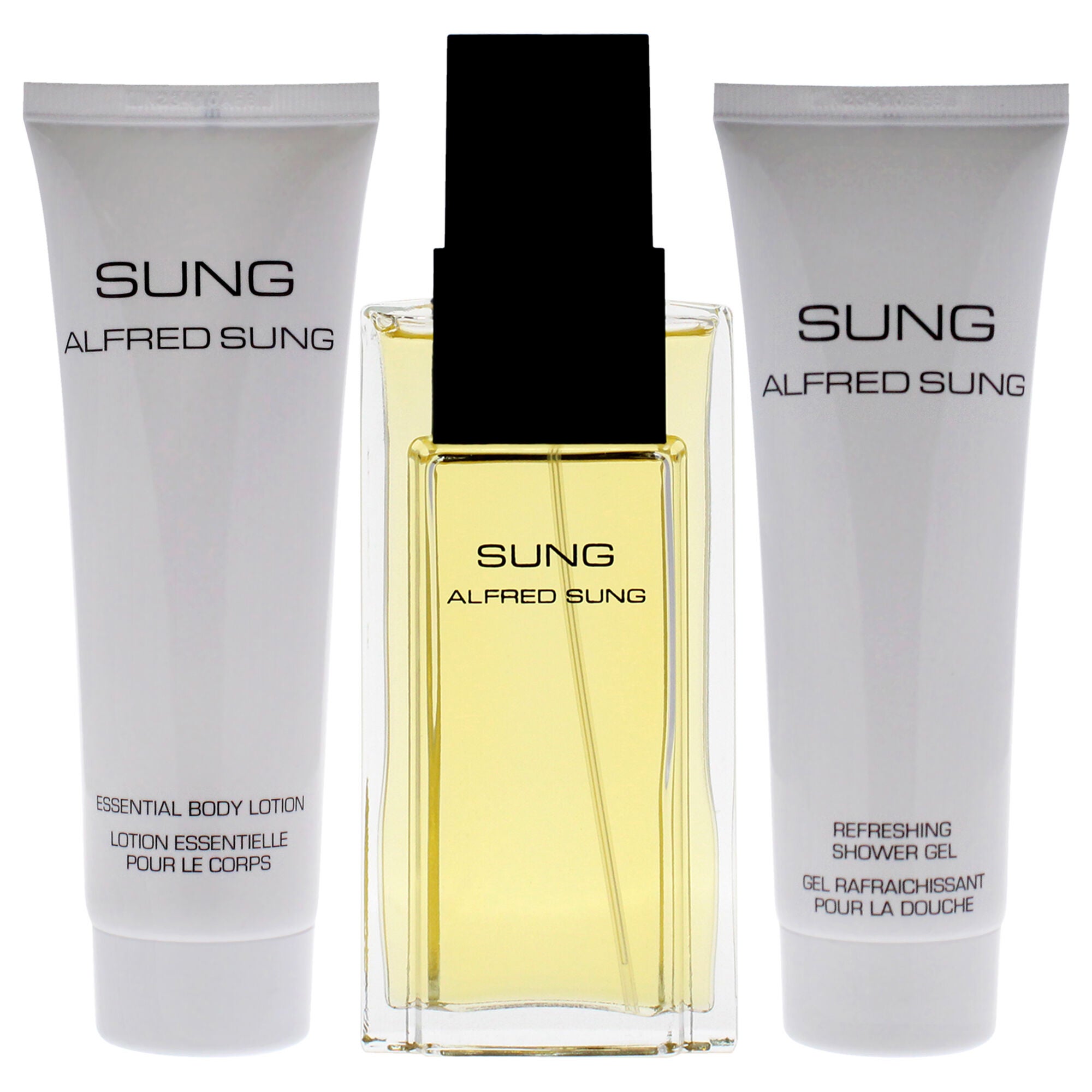 Sung by Alfred Sung for Women - 3 Pc Gift Set 3.4oz EDT Spray, 2.5oz Essential Body Lotion, 2.5oz Refreshing Shower Gel, See Description, alternate image number 4