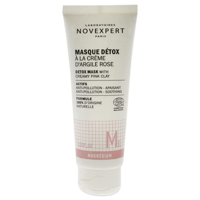 Detox Mask With Creamy Pink Clay by Novexpert for Unisex - 2.53 oz Mask, NA, hi-res image number null