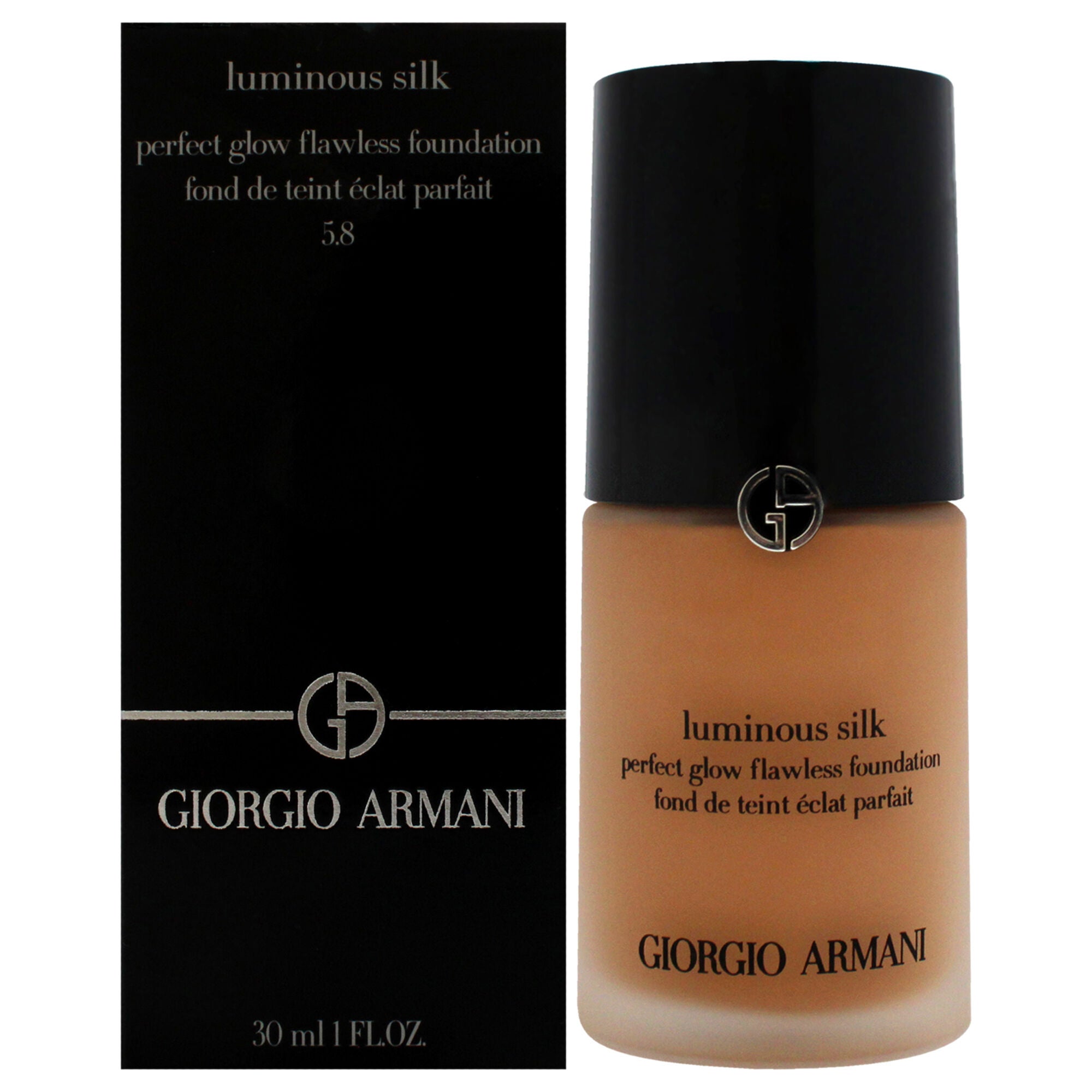 Luminous Silk Foundation - 5.8 Medium-Golden by Giorgio Armani for Women - 1 oz Foundation, See Description, hi-res image number 0