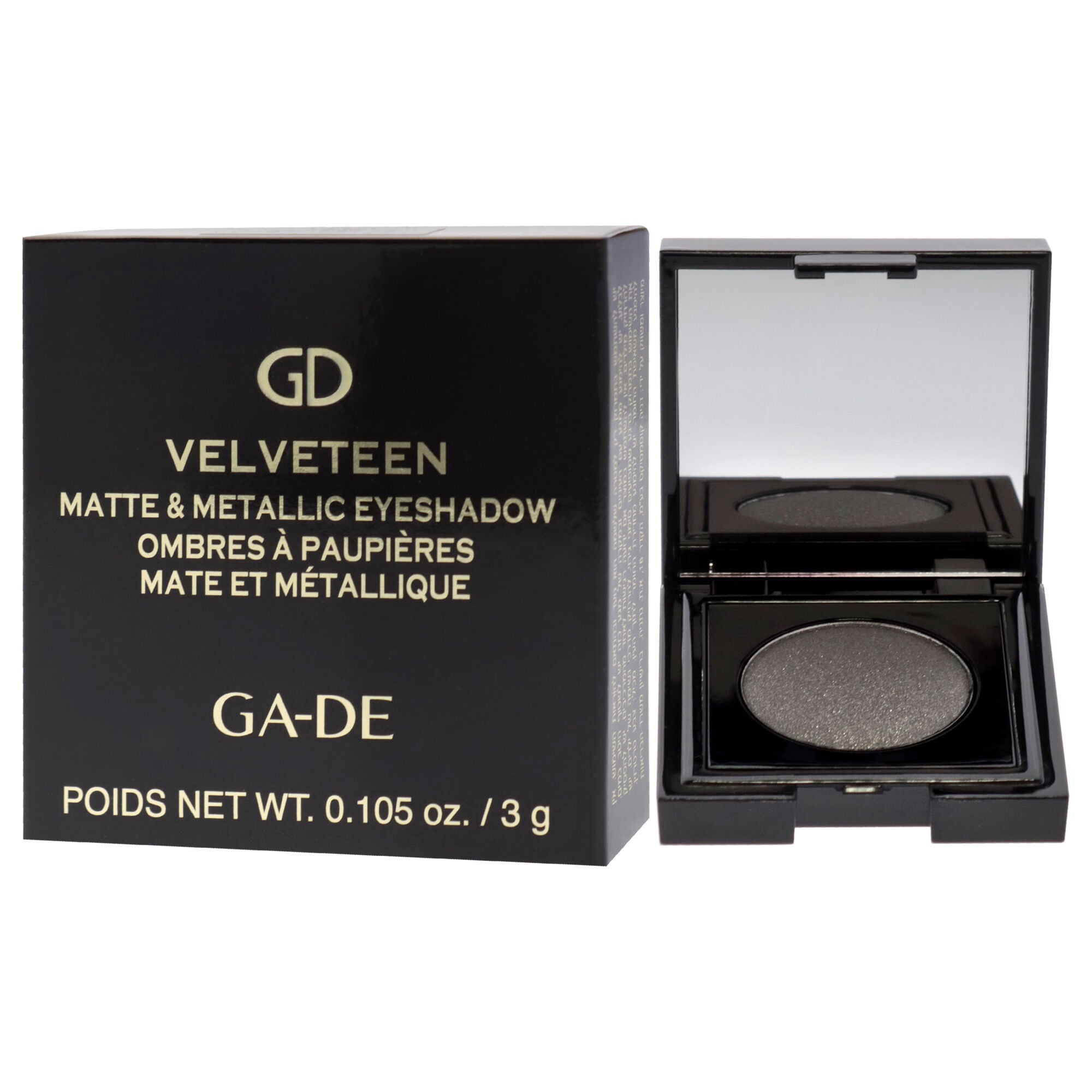 Velveteen Matte and Metallic Eyeshadow - 150 Moonstone by GA-DE for Women - 0.105 oz Eye Shadow, See Description, alternate image number 3