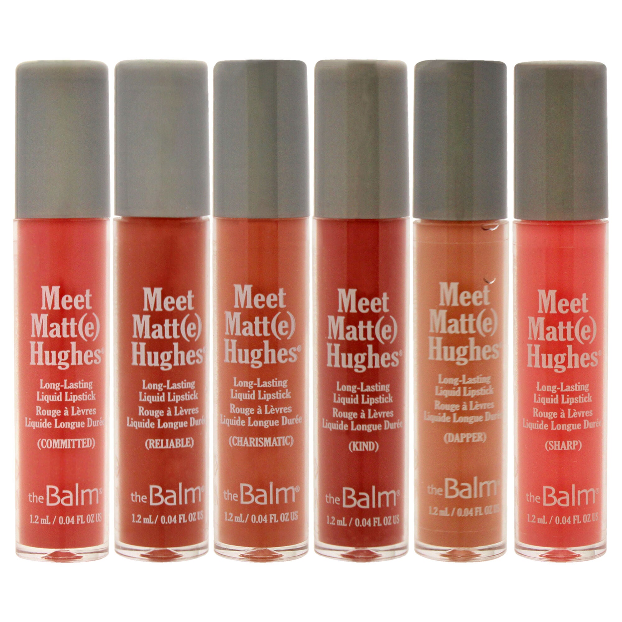 Meet Matte Hughes Mini Long-Lasting Liquid Lipsticks Set by the Balm for Women - 6 Pc, See Description, alternate image number 4