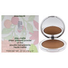 Stay-Matte Sheer Pressed Powder - # 04 Stay Honey M - Dry Combination To Oily by Clinique for Women - 0.27 oz Powder, NA, hi-res image number null