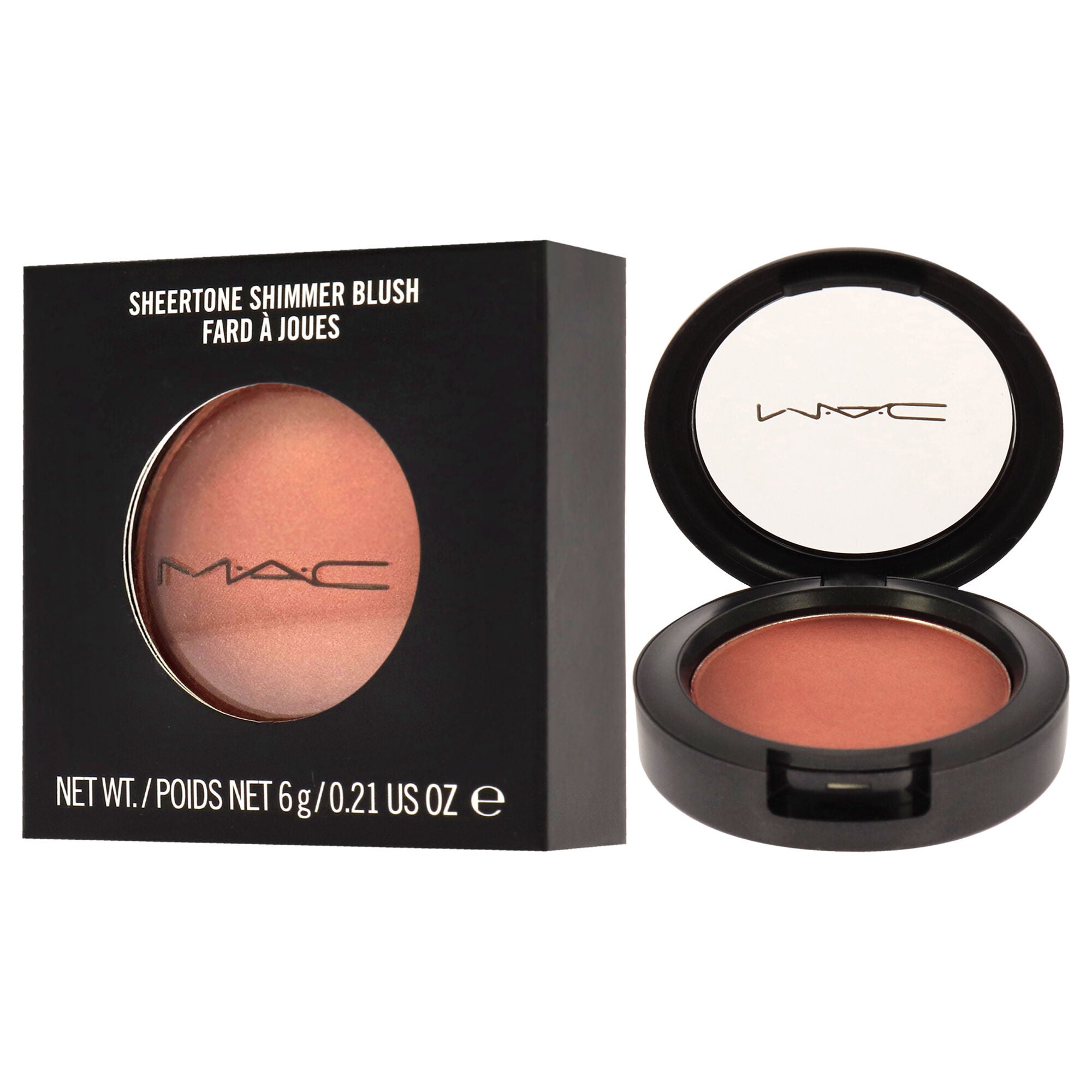 Sheertone Shimmer Blush - Peachtwist by MAC for Women - 0.21 oz Blush, See Description, alternate image number 3