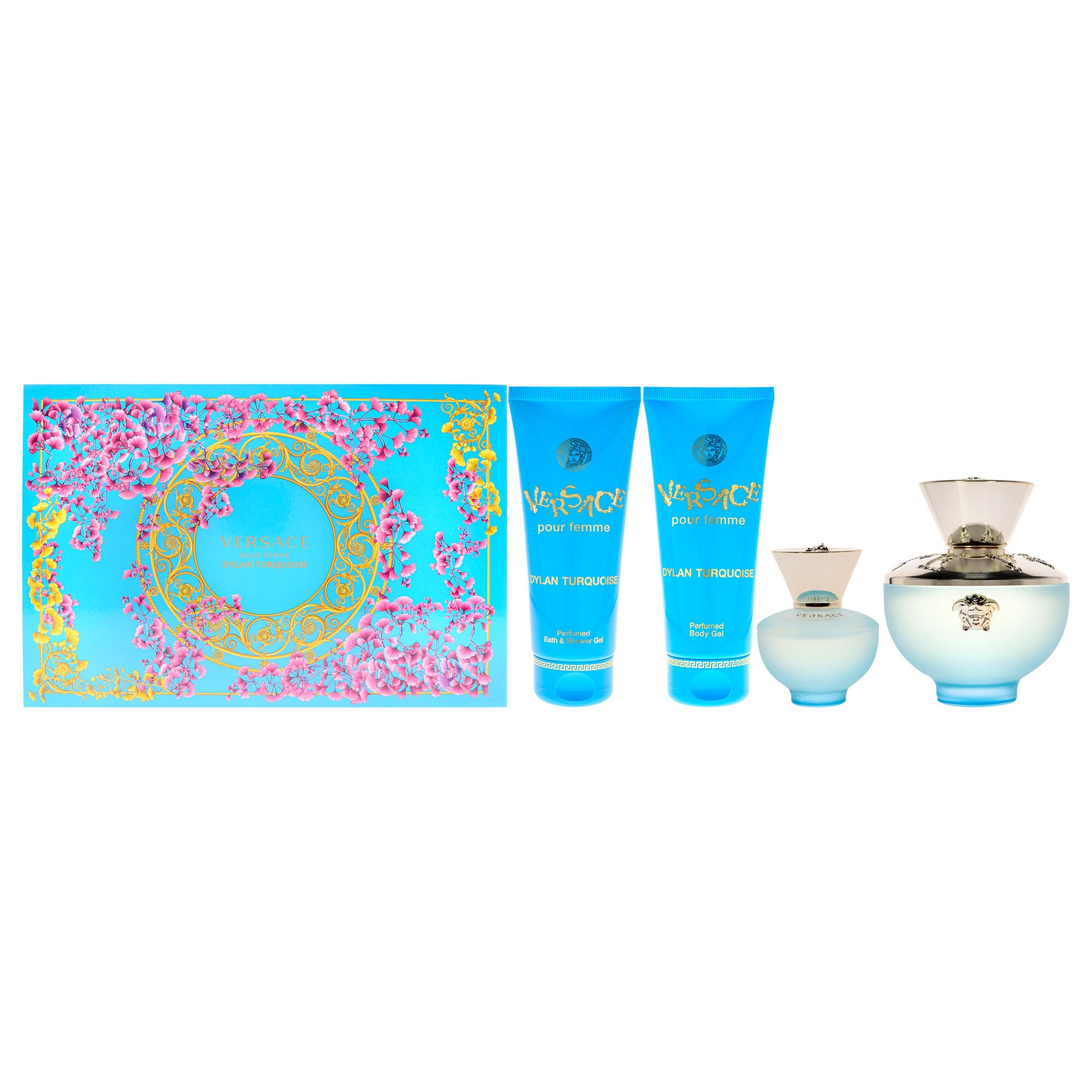 Versace Dylan Turquoise Pour Femme by Versace for Women - 4 Pc Gift Set, See Description, hi-res image number 0