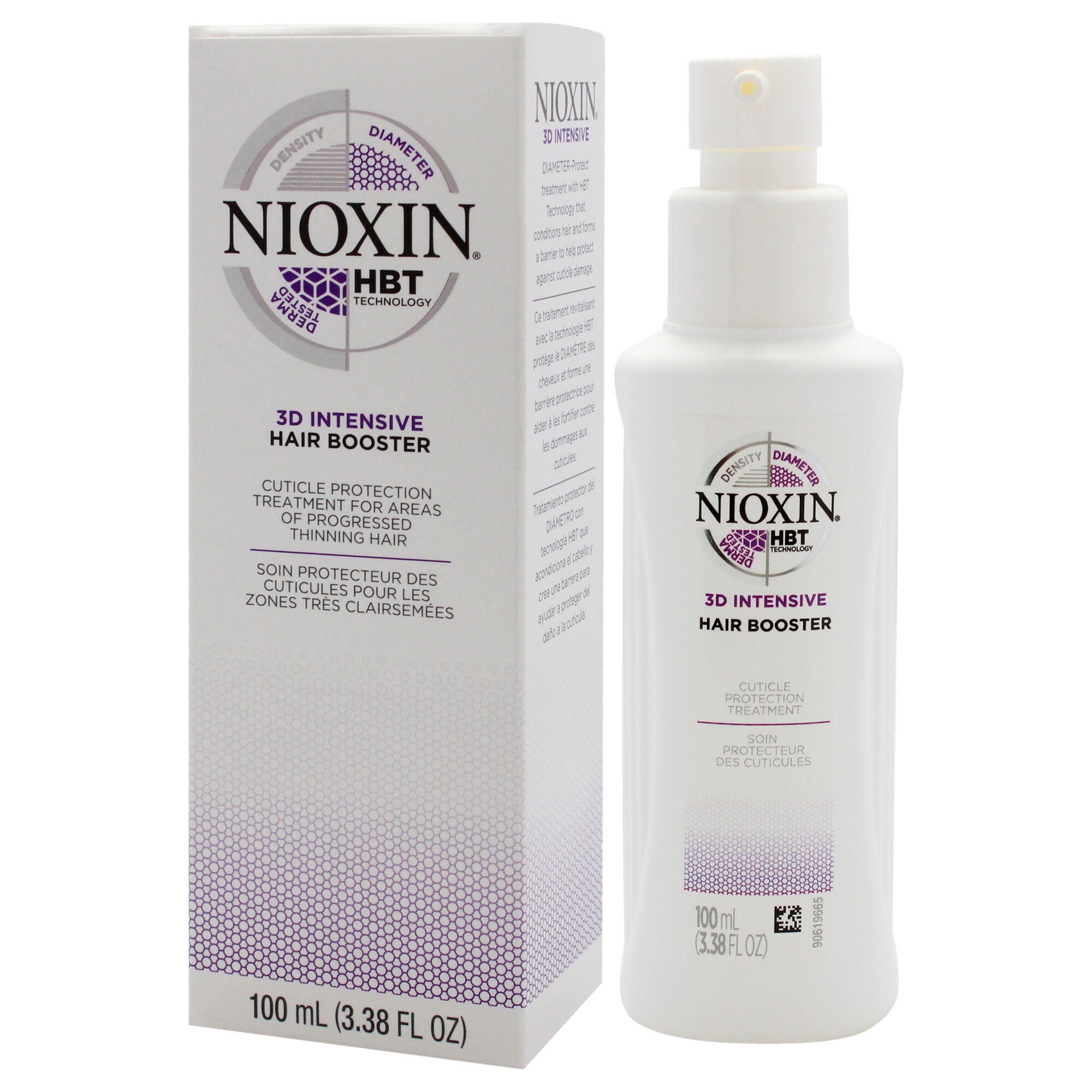 3D Intensive Therapy Hair Booster by Nioxin for Unisex - 3.38 oz Treatment, See Description, alternate image number 3