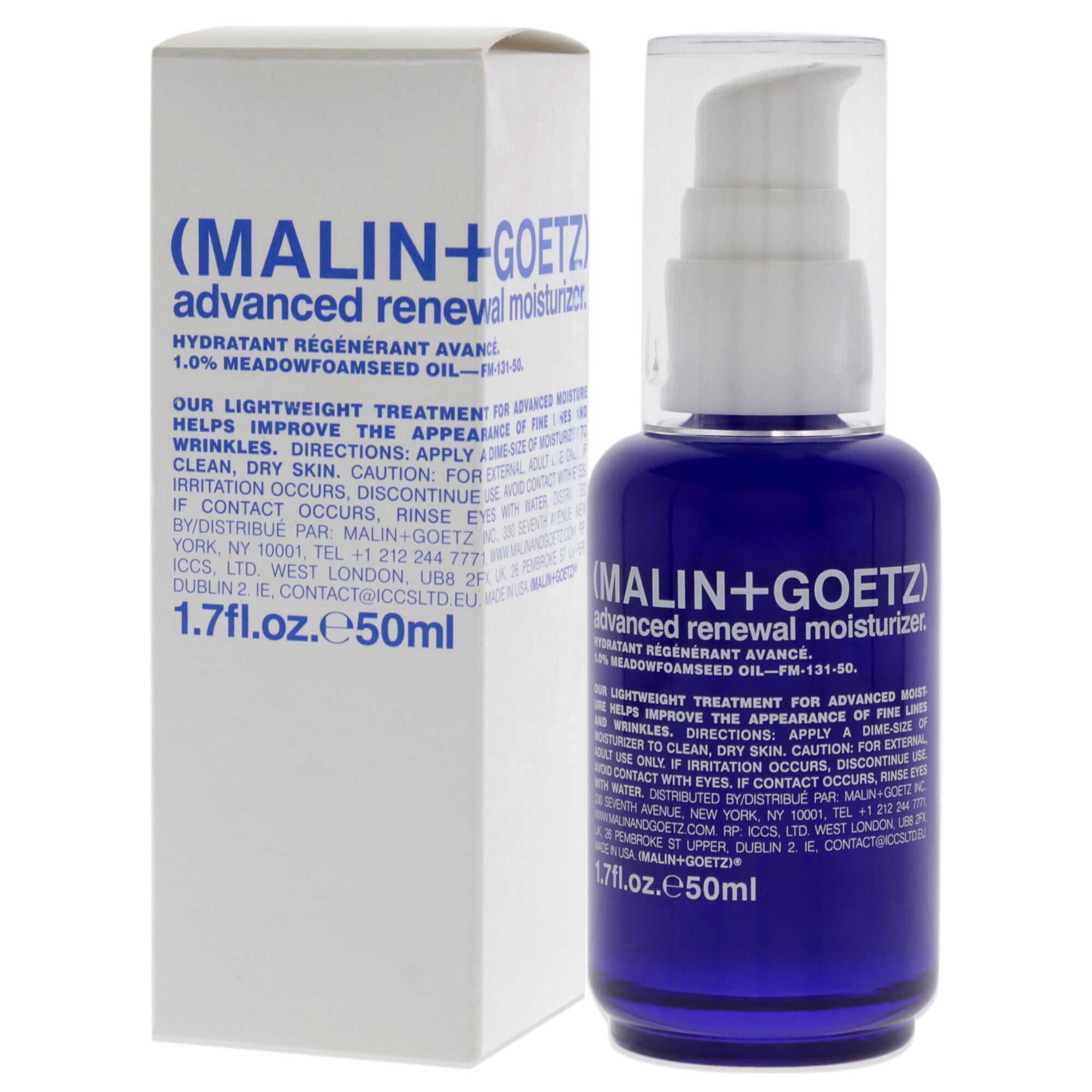 Advanced Renewal Moisturizer by Malin + Goetz for Unisex - 1.7 oz Moisturizer, See Description, alternate image number 3