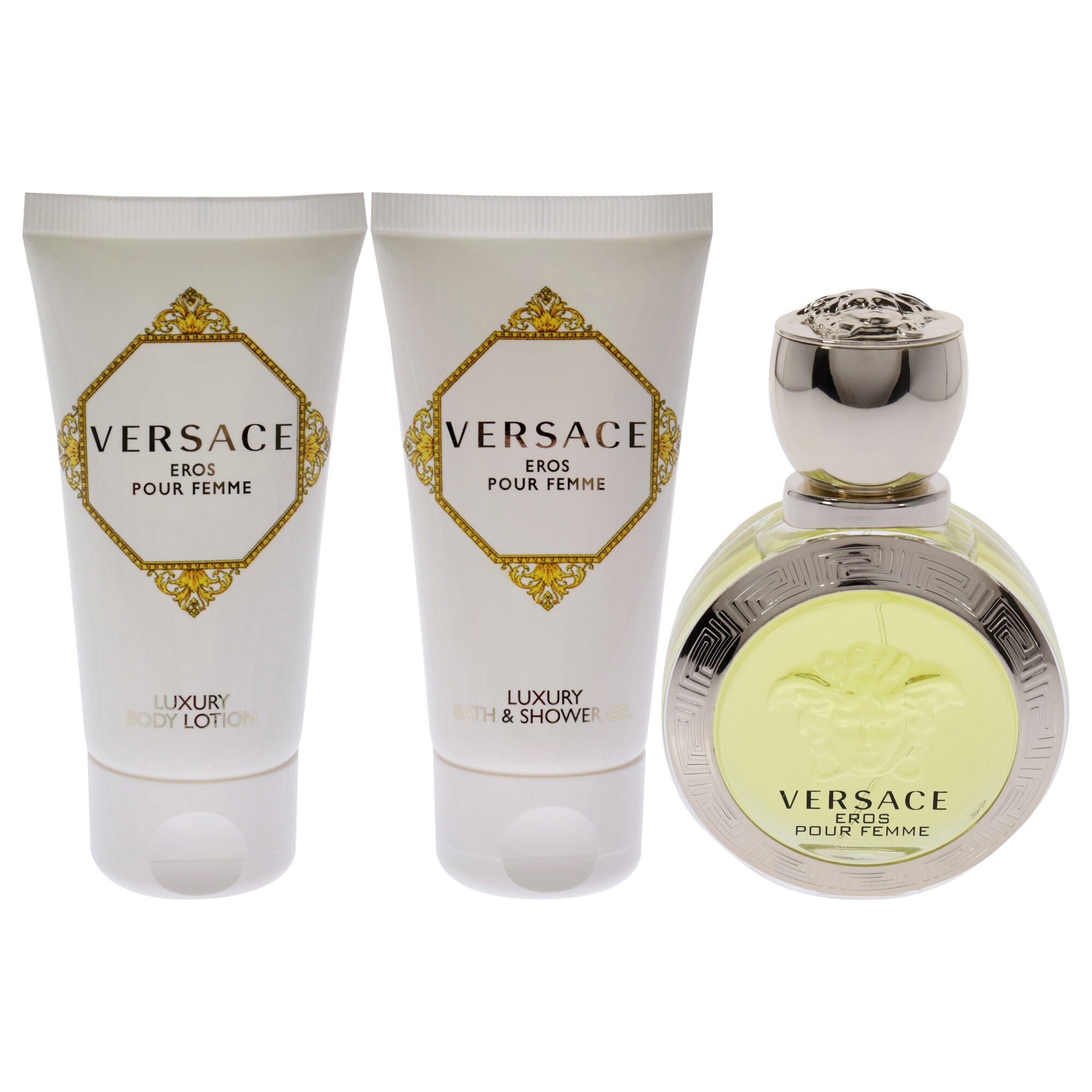 Versace Eros Pour Femme by Versace for Women - 3 Pc Gift Set 1.7oz EDT Spray, 1.7oz Luxury Bath Shower Gel, 1.7oz Luxury Body Lotion, , alternate image number 6