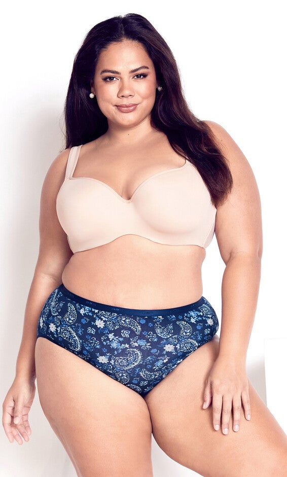 Hi Cut Fashion 3 Pack Brief - blue, , alternate image number 2
