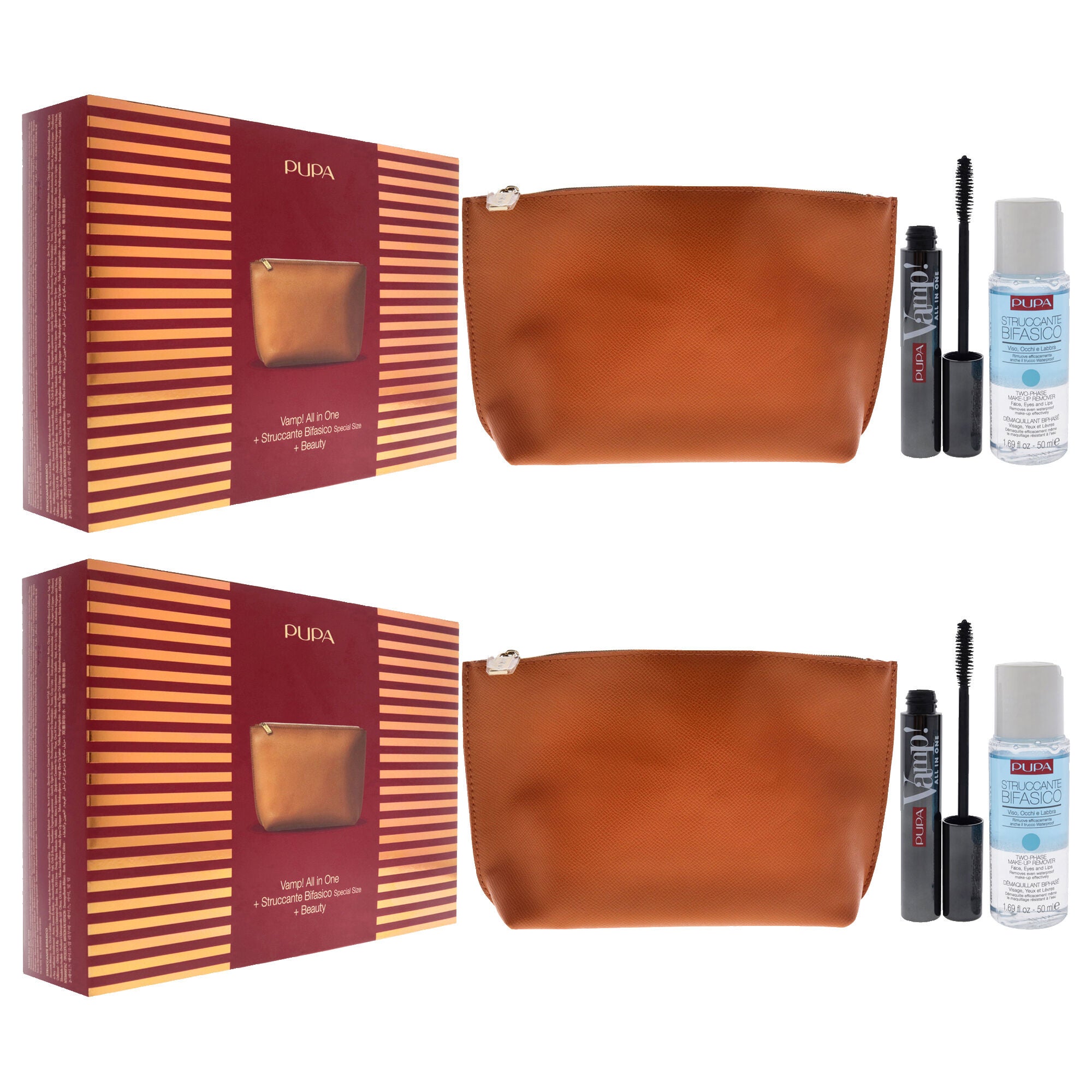 Vamp! All in One and Two-Phase Make-Up Remover Set - Pack of 2 by Pupa Milano for Women - 3 Pc Set, , alternate image number 5