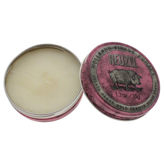Pink Grease Heavy Hold Pomade by Reuzel for Men - 1.3 oz Pomade, See Description, hi-res image number 0