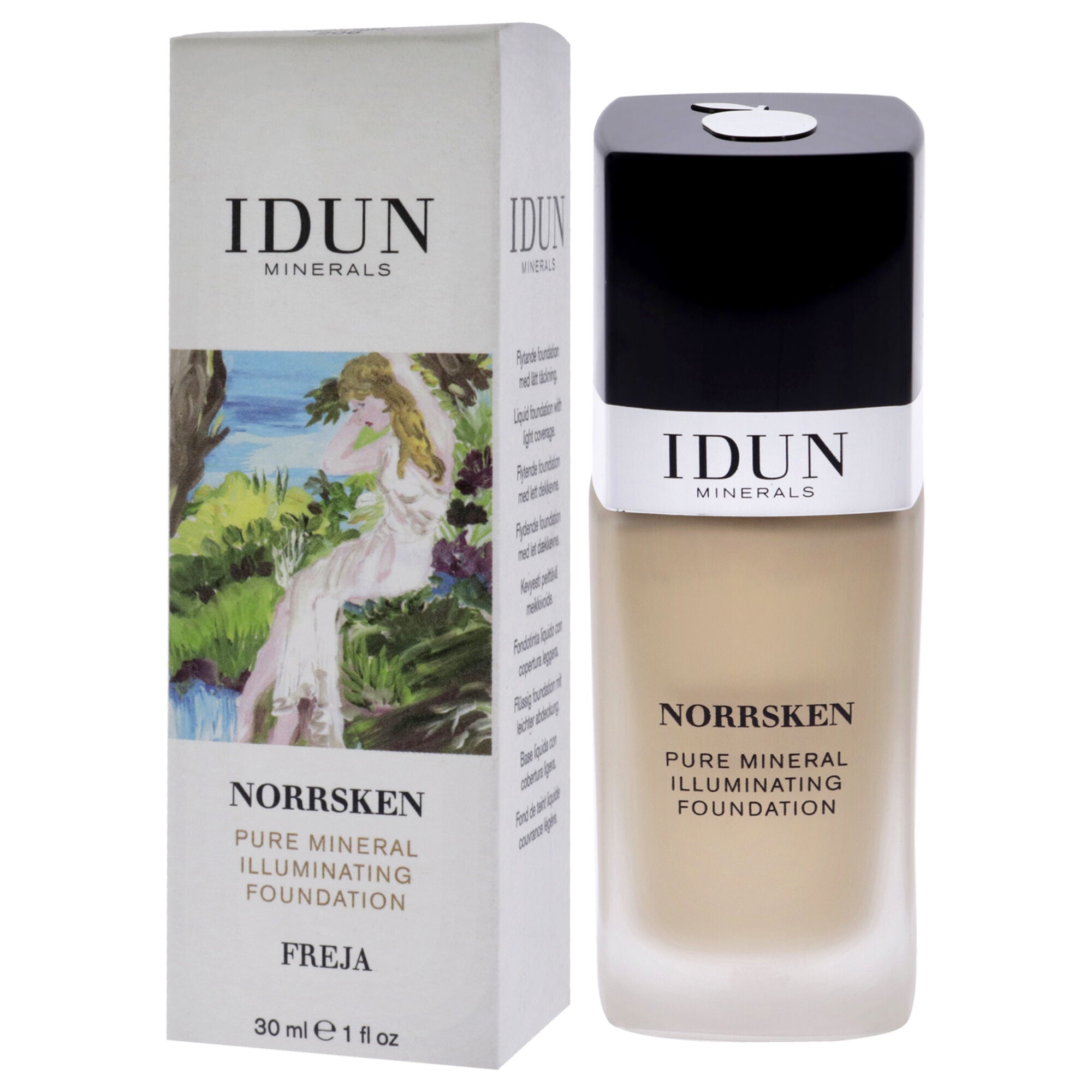 Norrsken Foundation - 206 Freja Warm Light by Idun Minerals for Women - 1 oz Foundation, , alternate image number 7