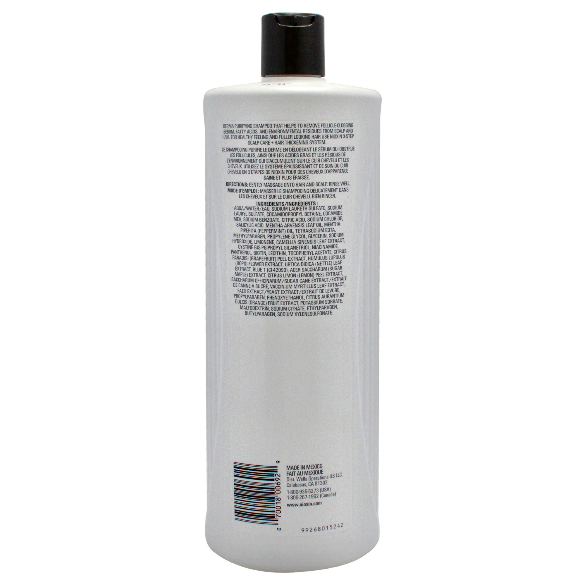 System 1 Cleanser Shampoo by Nioxin for Unisex - 33.8 oz Shampoo, See Description, alternate image number 1