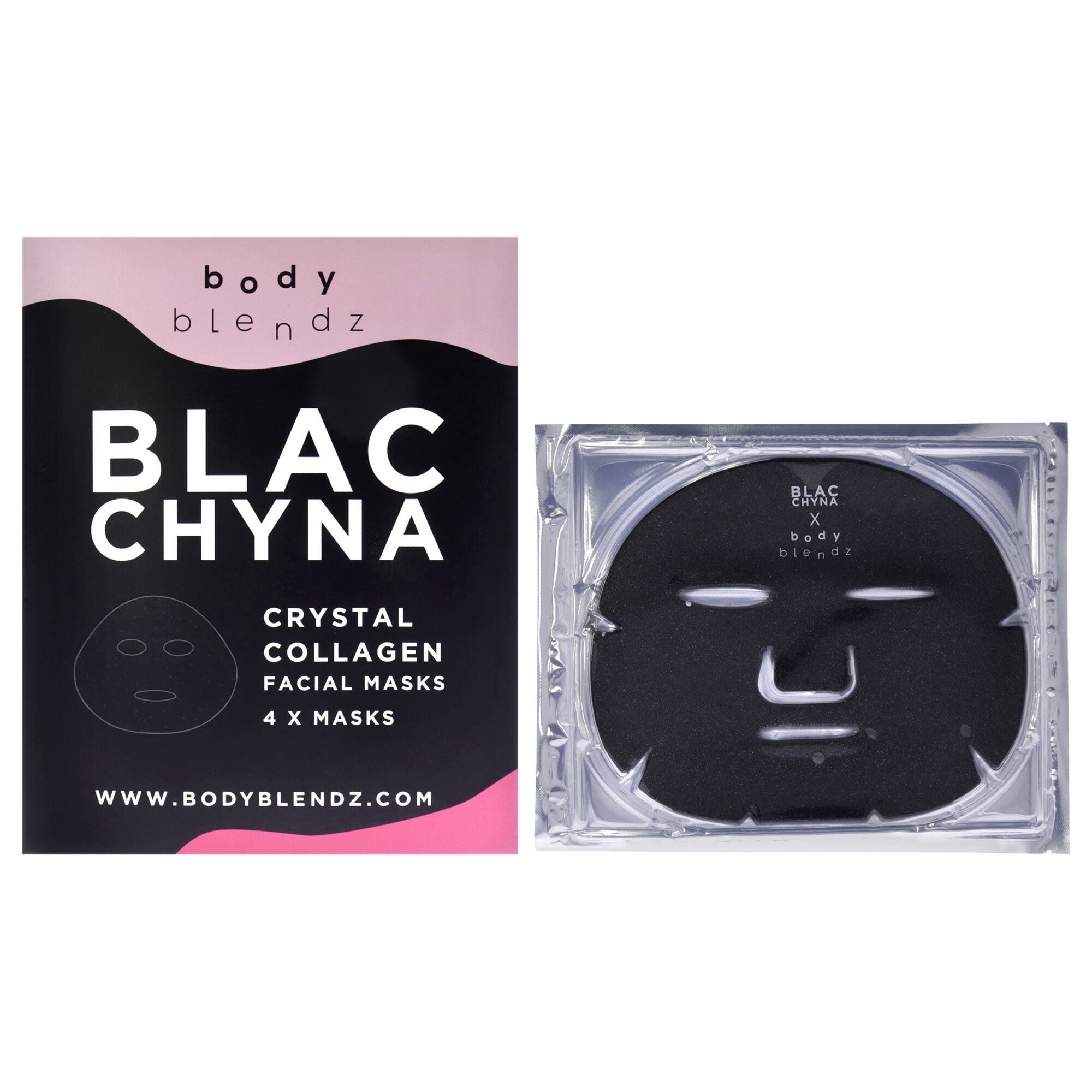 Crystal Collagen Facial Mask by BodyBlendz for Women - 4 Pc Mask, , alternate image number 5