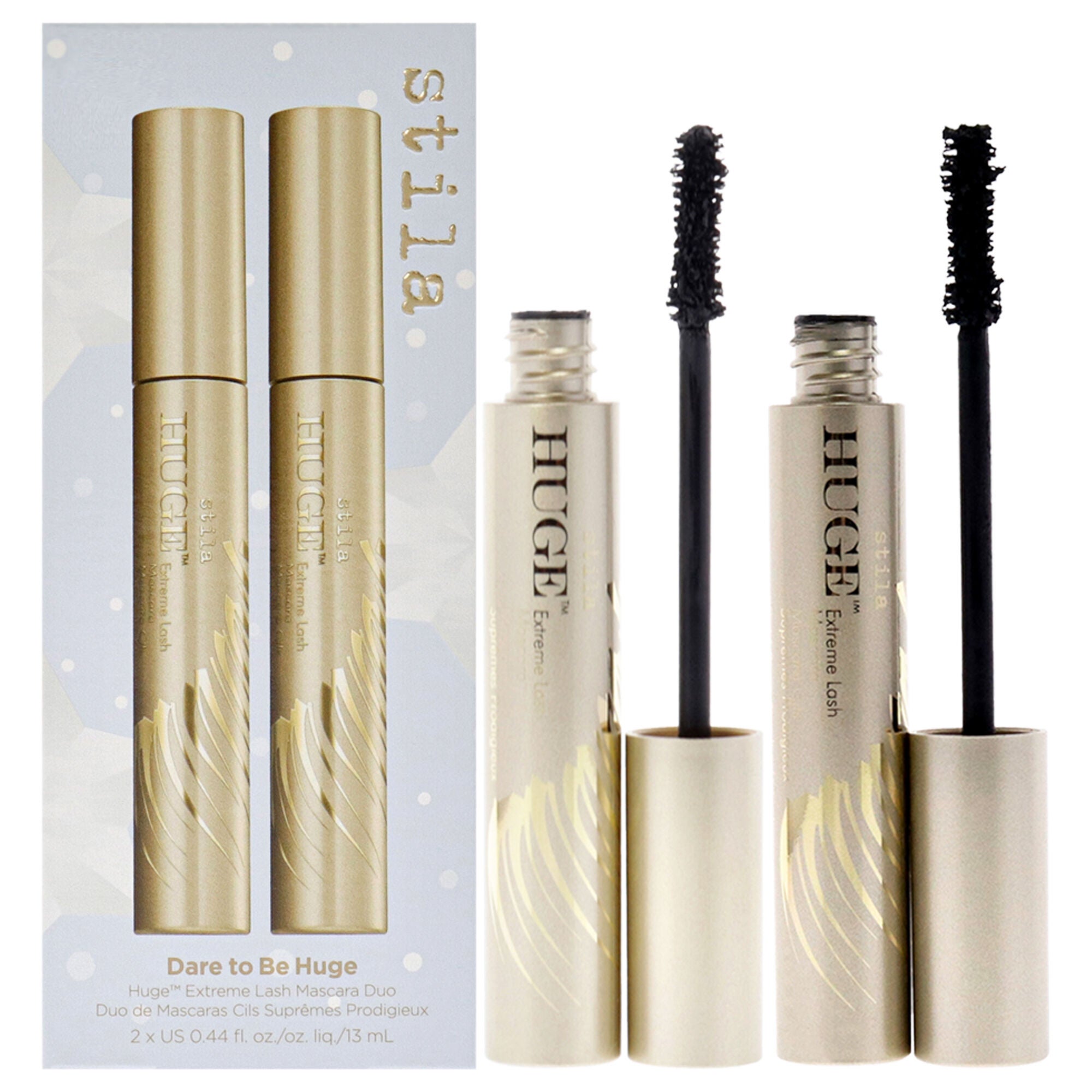 Dare to Be Huge Extreme Lash Mascara Duo - Black by Stila for Women - 2 x 0.44 oz Mascara, , alternate image number 5