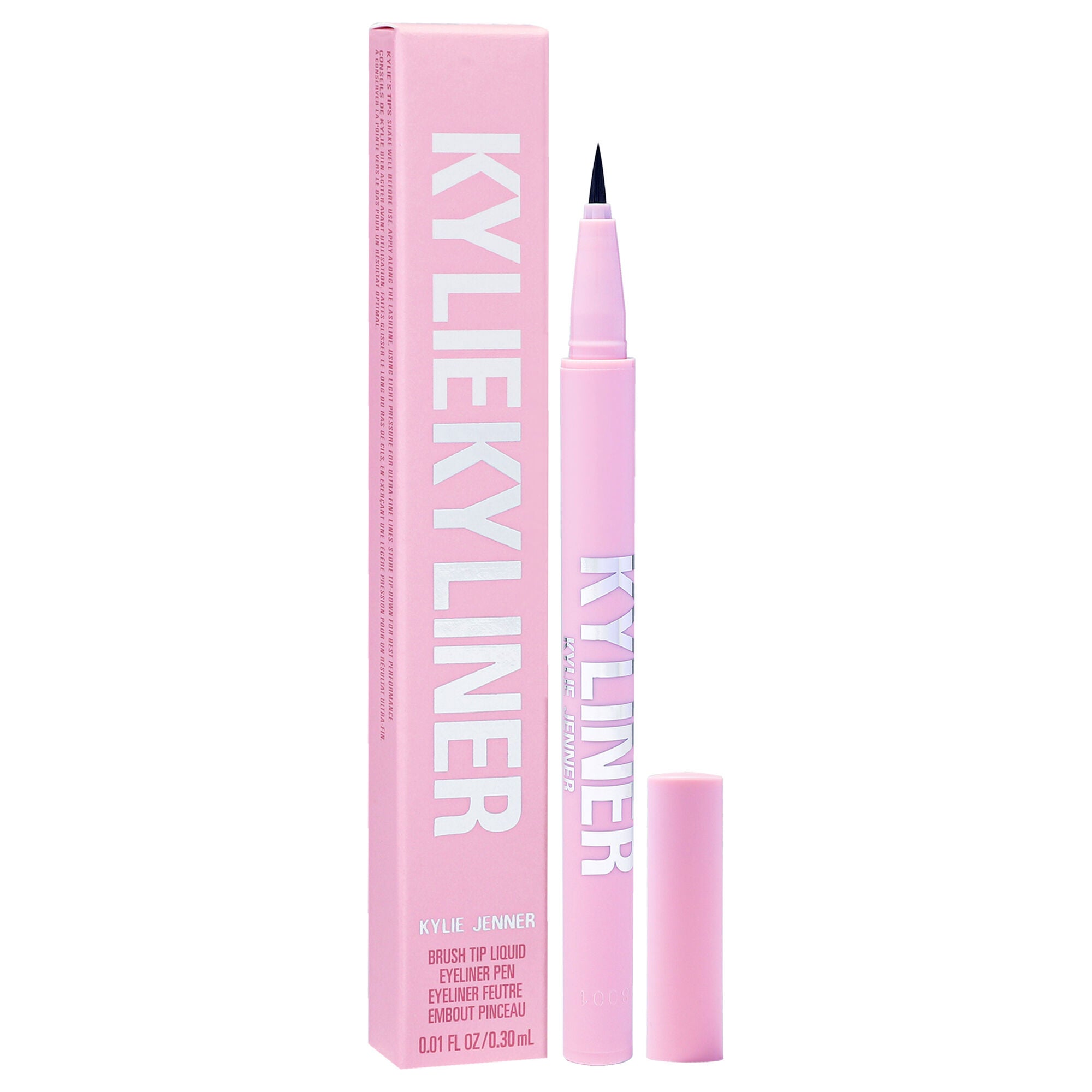 Kyliner Brush Tip Liquid Eyeliner Pen - 001 Black by Kylie Cosmetics for Women - 0.01 oz Eyeliner, See Description, alternate image number 1