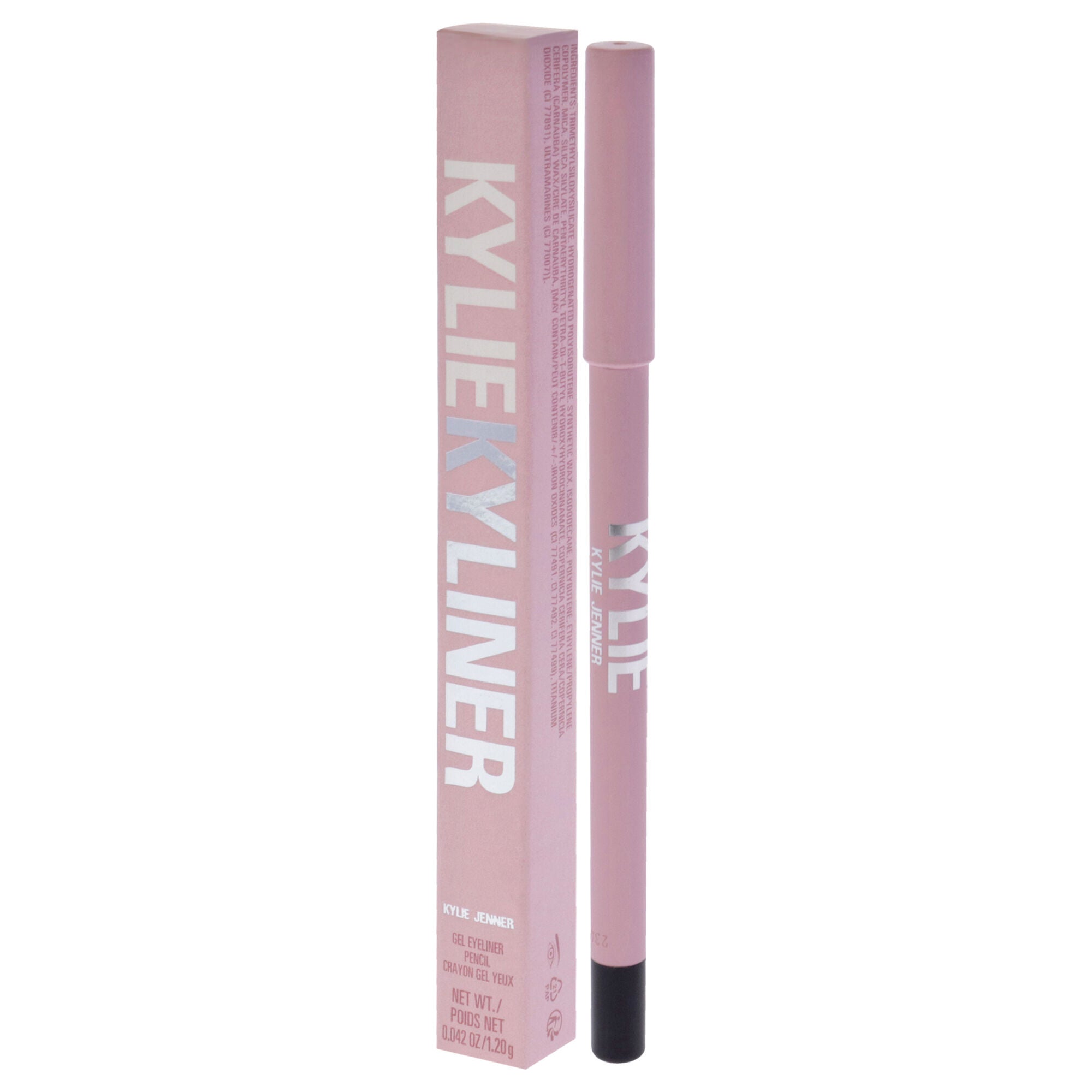 Kyliner Gel Eyeliner Pencil - 002 Grey Matte by Kylie Cosmetics for Women - 0.042 oz Eyeliner, See Description, alternate image number 3