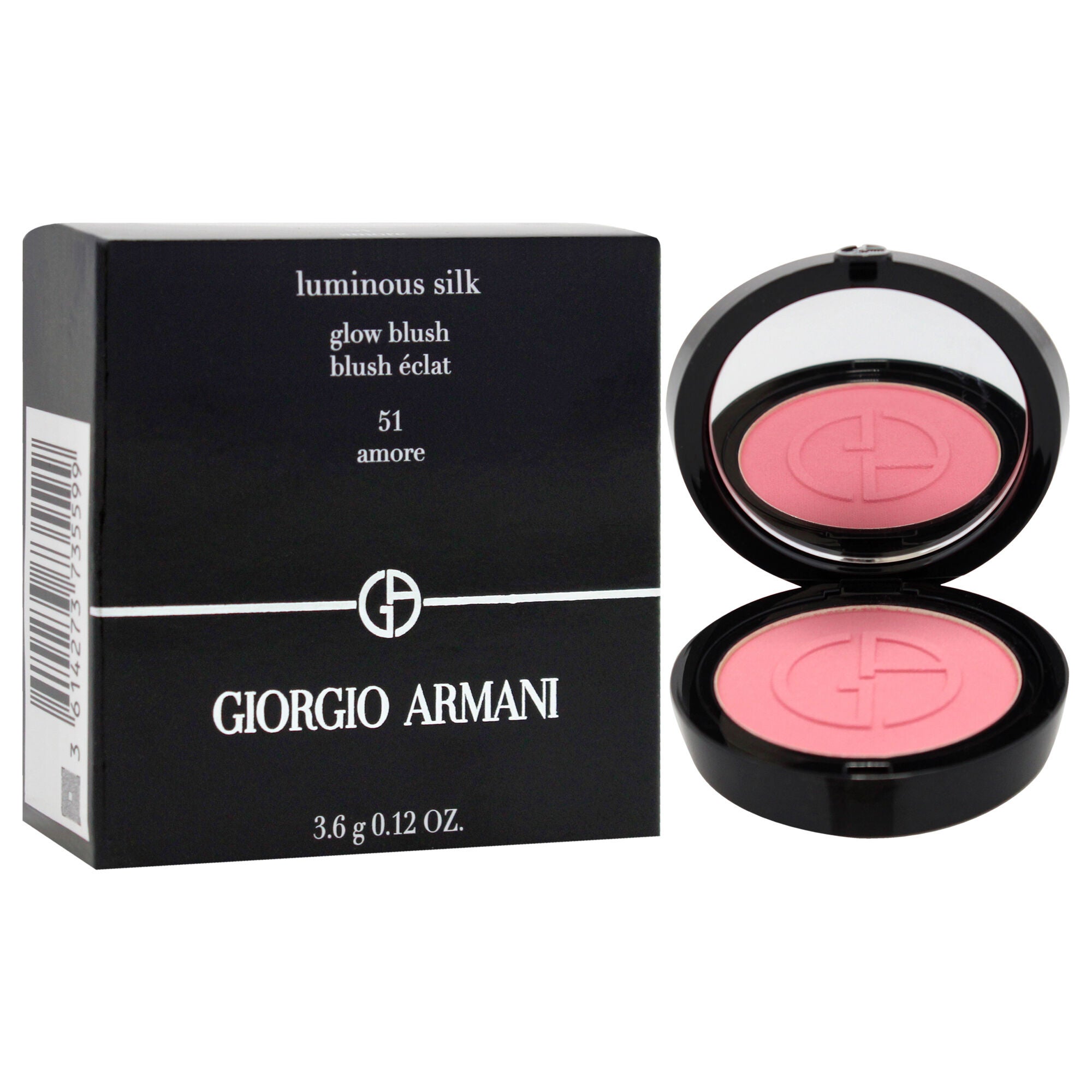 Luminous Silk Glow Blush- 51 Amore by Giorgio Armani for Women - 0.12 oz Blush, See Description, alternate image number 2