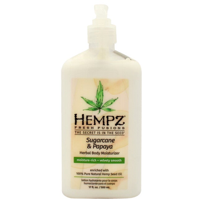 Sugarcane and Papaya Herbal Body by Hempz for Unisex - 17 oz Moisturizer, NA, hi-res image number null