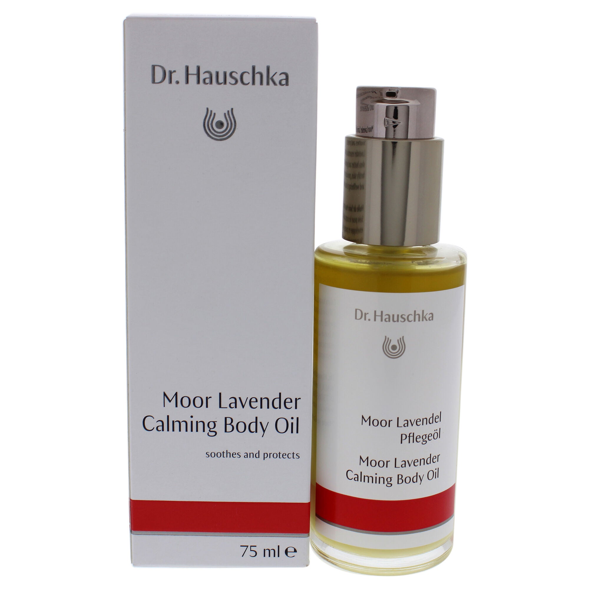 Moor Lavender Calming Body Oil by Dr. Hauschka for Women - 2.5 oz Body Oil, See Description, hi-res image number 0