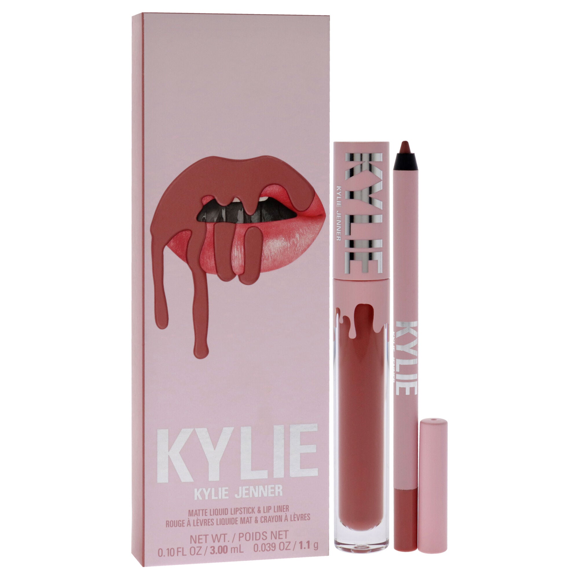Matte Lip Kit - 301 Angel by Kylie Cosmetics for Women - 2 Pc 0.10oz Matte Liquid Lipstick, 0.039oz Lip Liner, , alternate image number 6