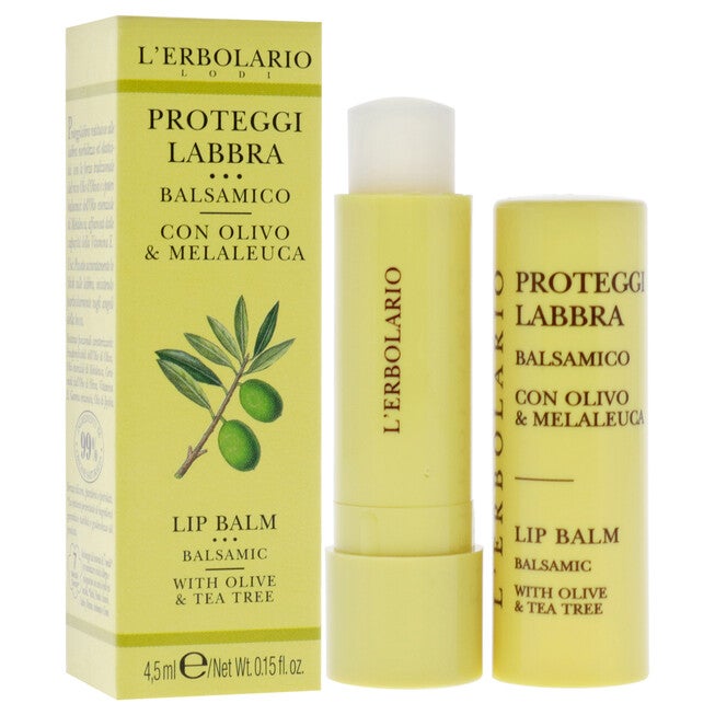 Lip Balm - Olive and Tea Tree by LErbolario for Unisex - 0.15 oz Lip Balm, NA, alternate image number null