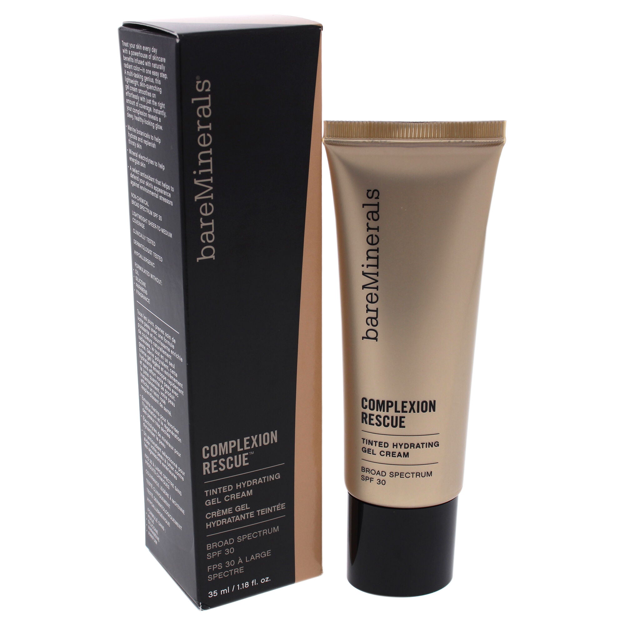 Complexion Rescue Tinted Hydrating Gel Cream SPF 30 - 04 Suede by bareMinerals for Women - 1.18 oz Foundation, , alternate image number 4