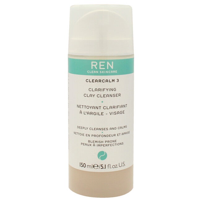 Clearcalm 3 Clarifying Clay Cleanser by REN for Unisex - 5.1 oz Cleanser, NA, hi-res image number null
