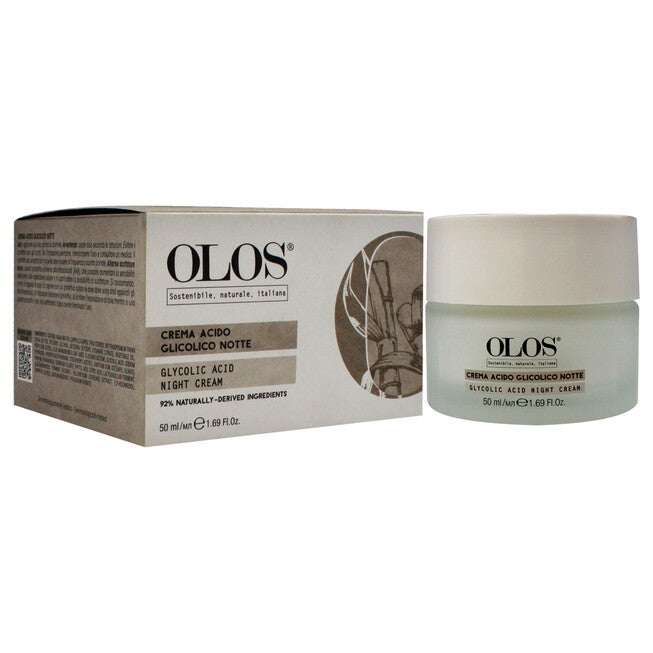 Glycolic Acid Night Cream by Olos for Unisex - 1.7 oz Cream, NA, alternate image number null