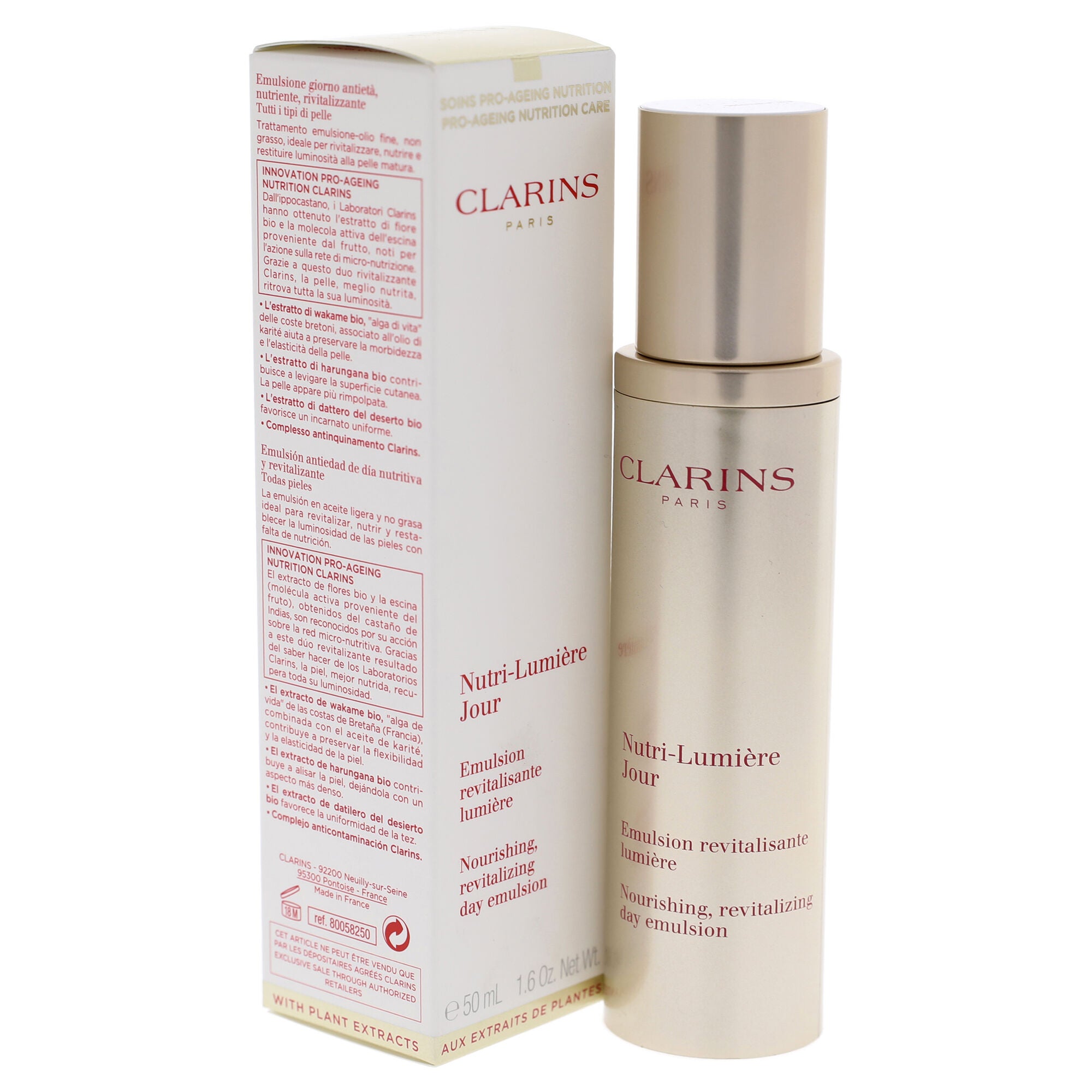 Nutri-Lumiere Day Emulsion by Clarins for Unisex - 1.6 oz Emulsion, , alternate image number 5