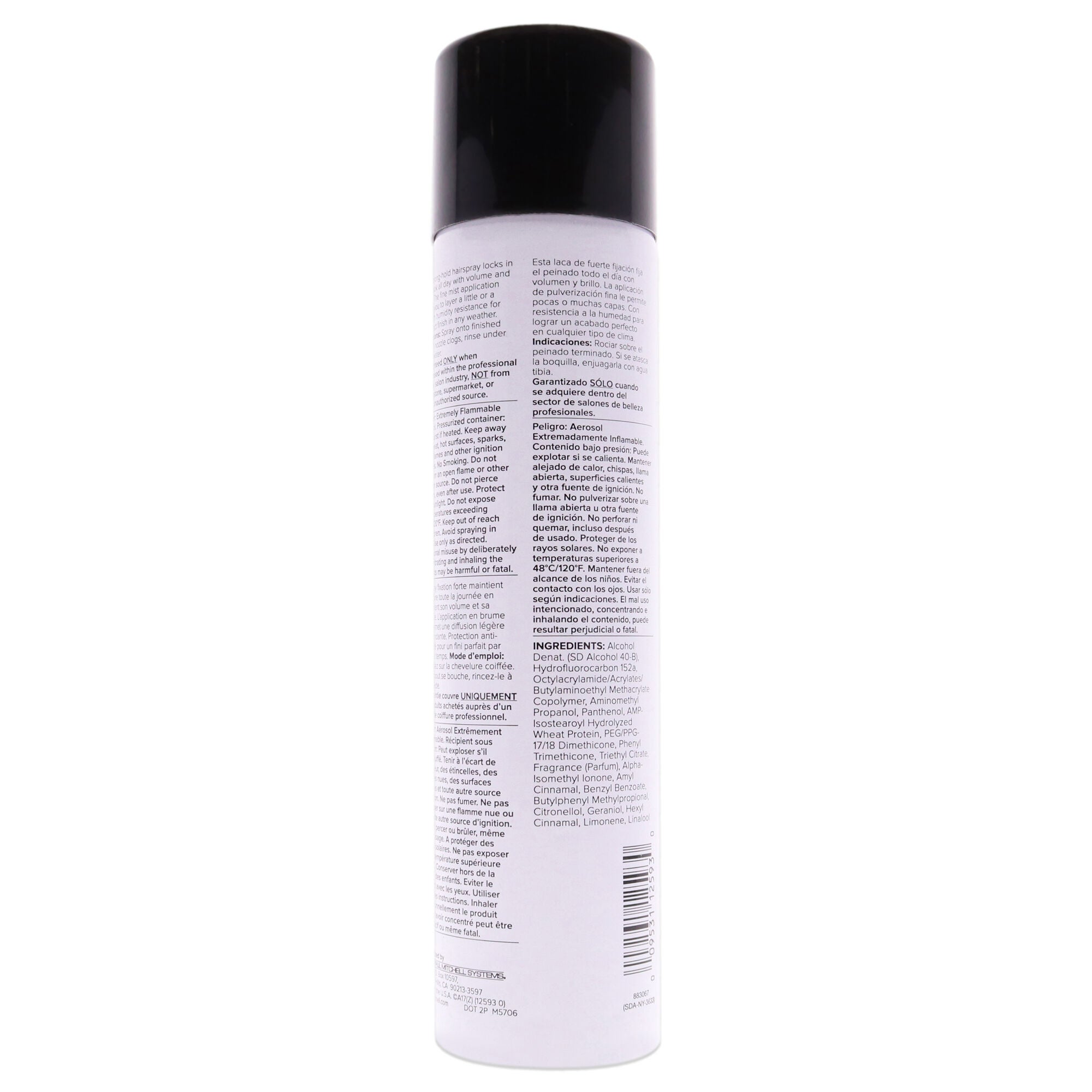 Stay Strong Finishing Hairspray by Paul Mitchell for Unisex - 9 oz Hair Spray, See Description, alternate image number 2