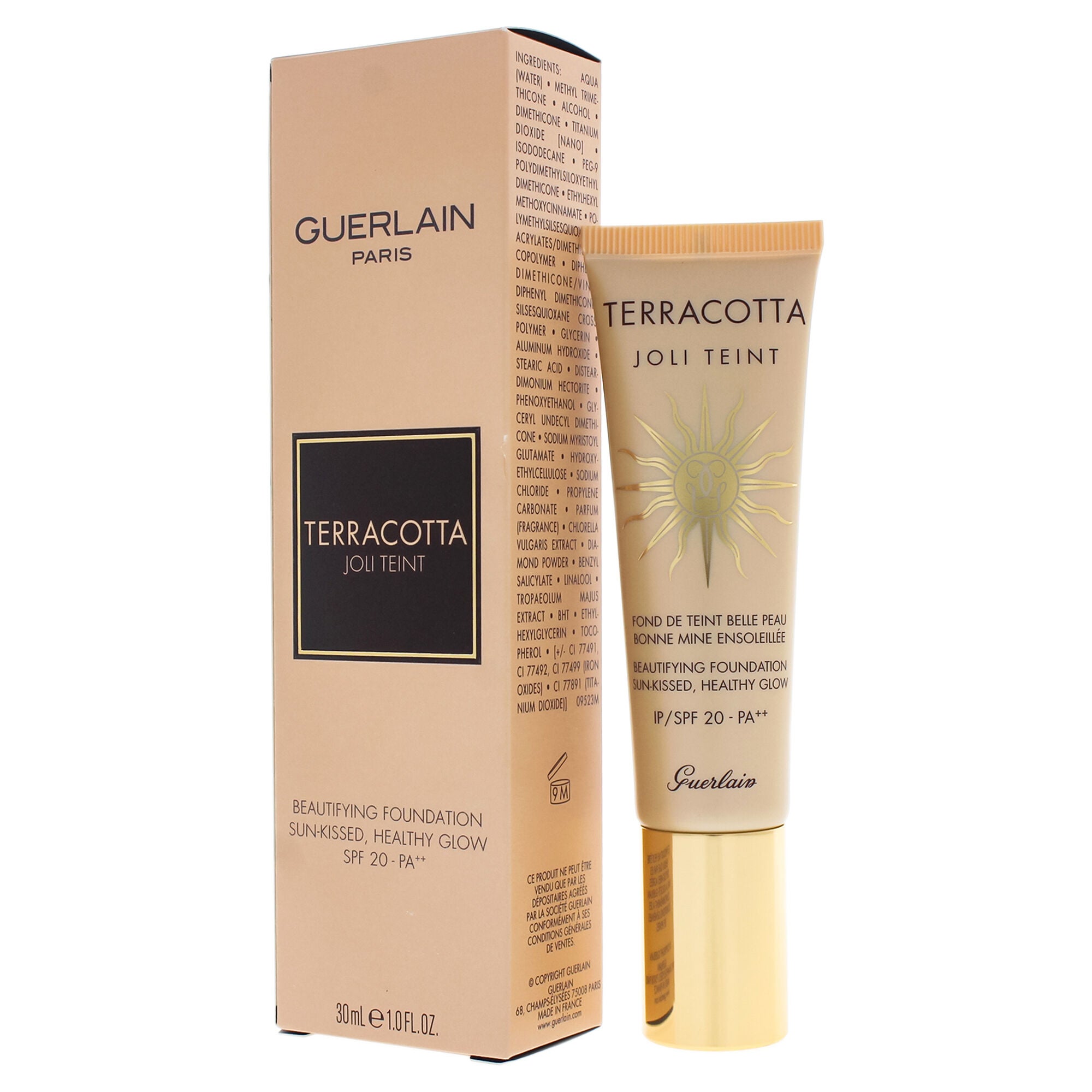 Terracotta Joli Teint Beautifying Foundation SPF 20 - Light by Guerlain for Women - 1 oz Foundation, See Description, alternate image number 2