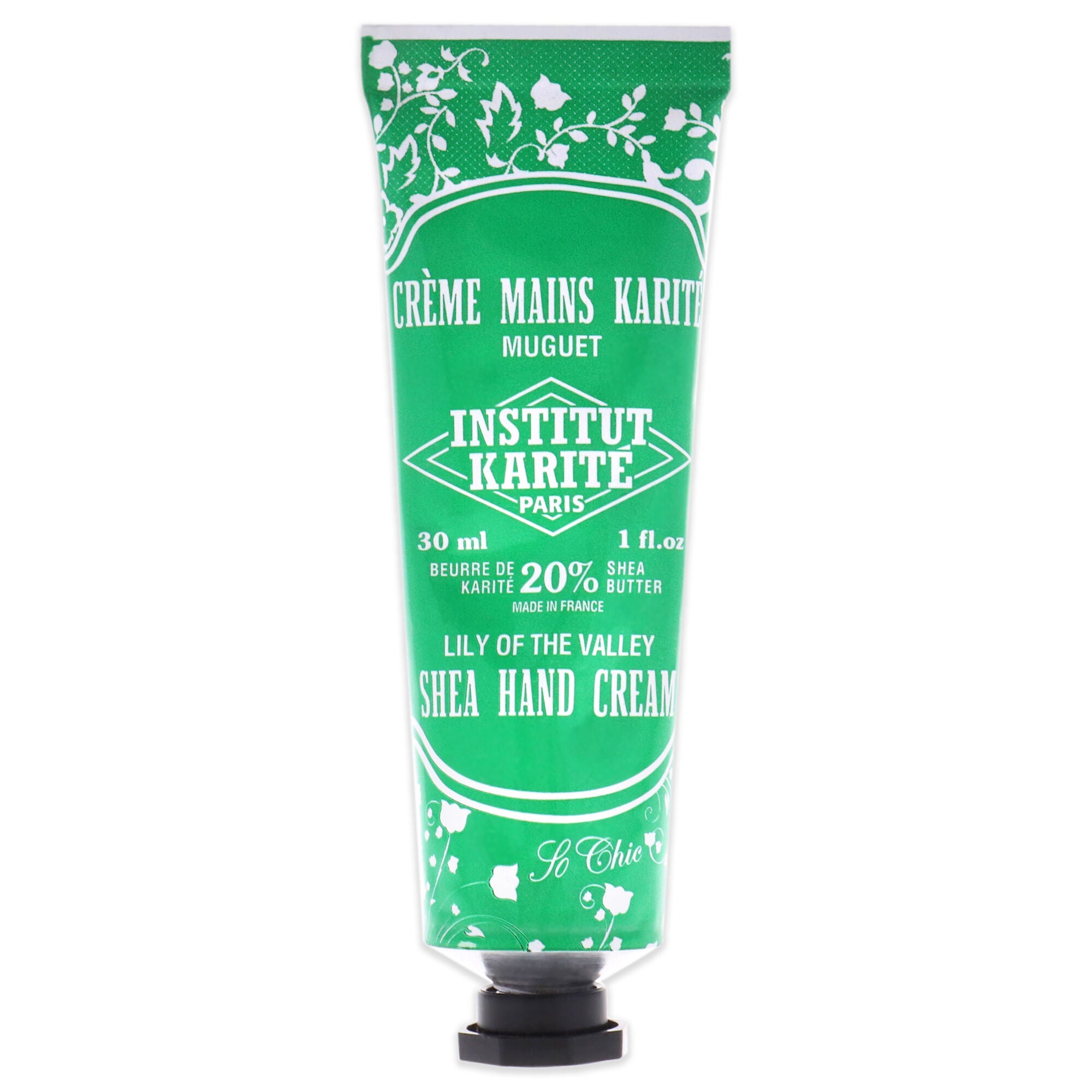 Paris Shea Hand Cream So Chic - Lily of the Valley by Institut Karite for Unisex - 1 oz Cream, See Description, hi-res image number 0