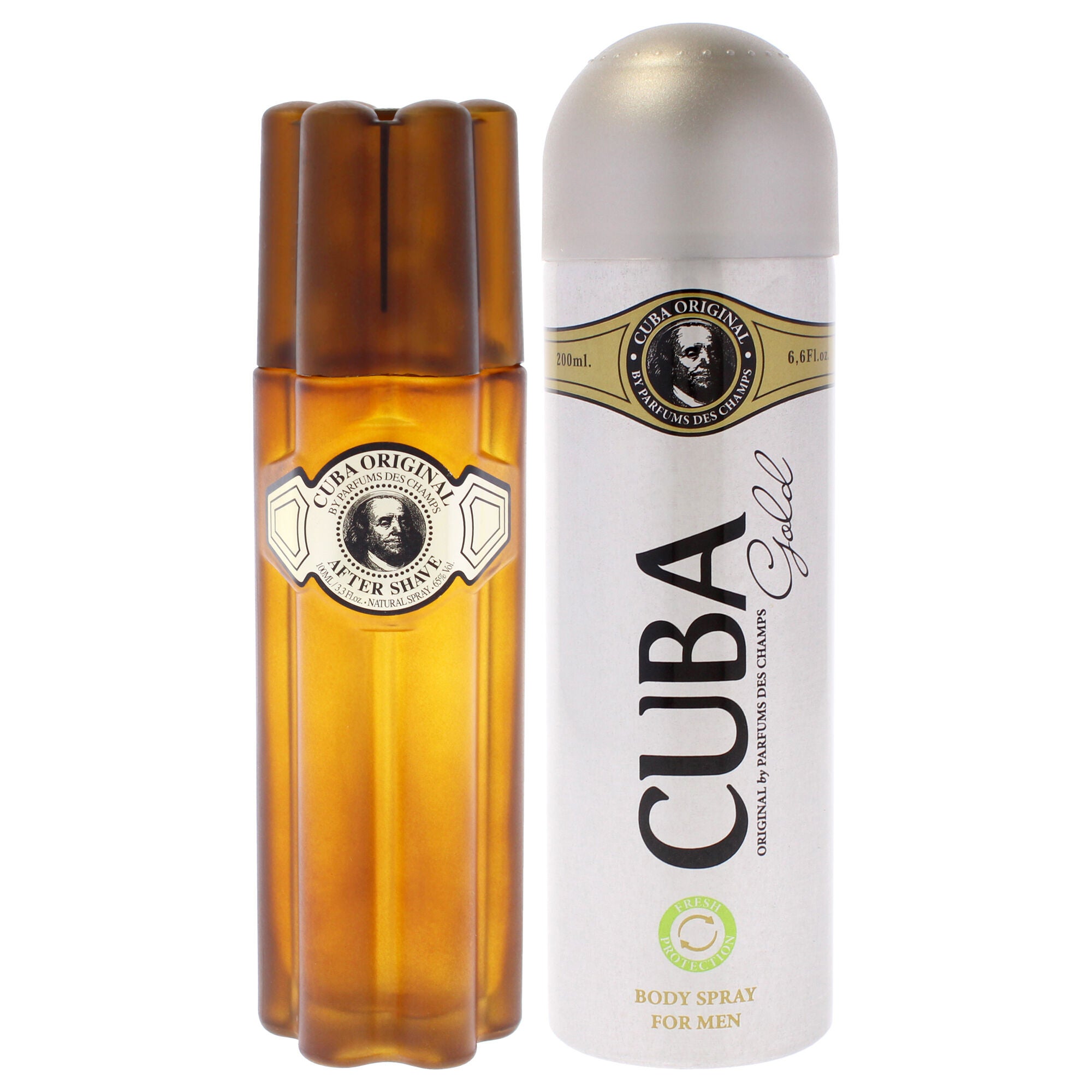 Cuba Gold by Cuba for Men - 2 Pc Gift Set 3.3oz After Shave, 6.7oz Body Spray, See Description, alternate image number 3