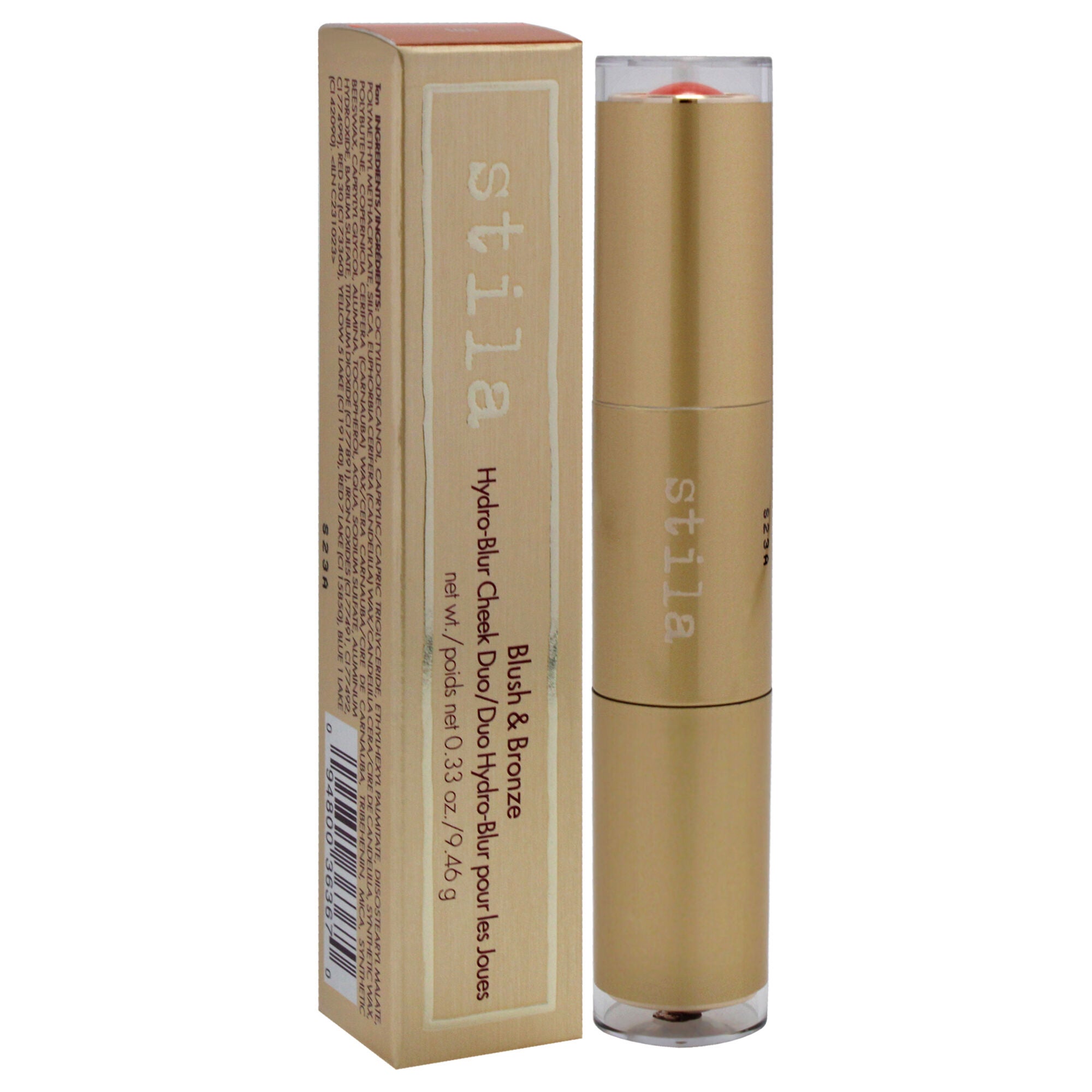 Blush and Bronze Hydro Blur Cheek Duo - Papaya and Tan by Stila for Women - 0.33 oz Makeup, Multi, alternate image number 1