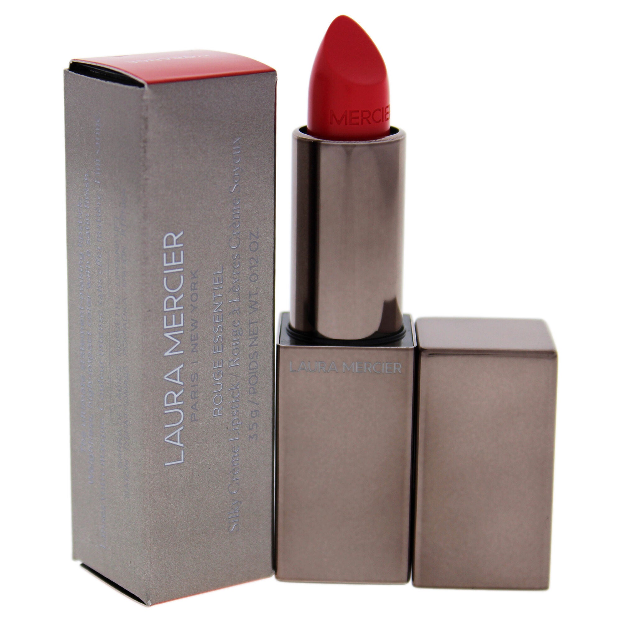 Rouge Essentiel Silky Creme Lipstick - LOrange by Laura Mercier for Women - 0.12 oz Lipstick, See Description, alternate image number 1