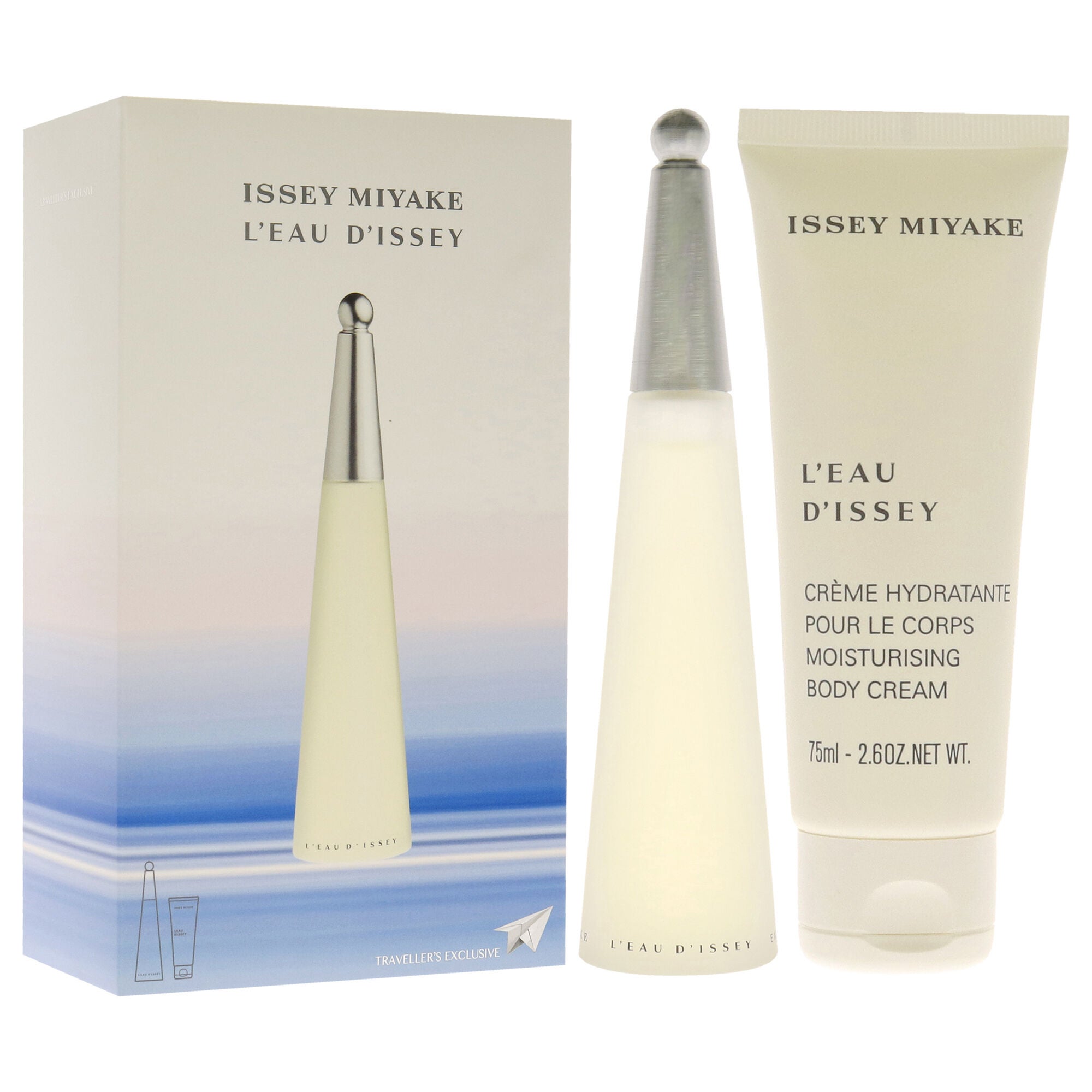 Leau Dissey by Issey Miyake for Women - 2 Pc Gift Set 3.3oz EDT Spray, 2.6oz Moisturizing Body Cream, See Description, alternate image number 2