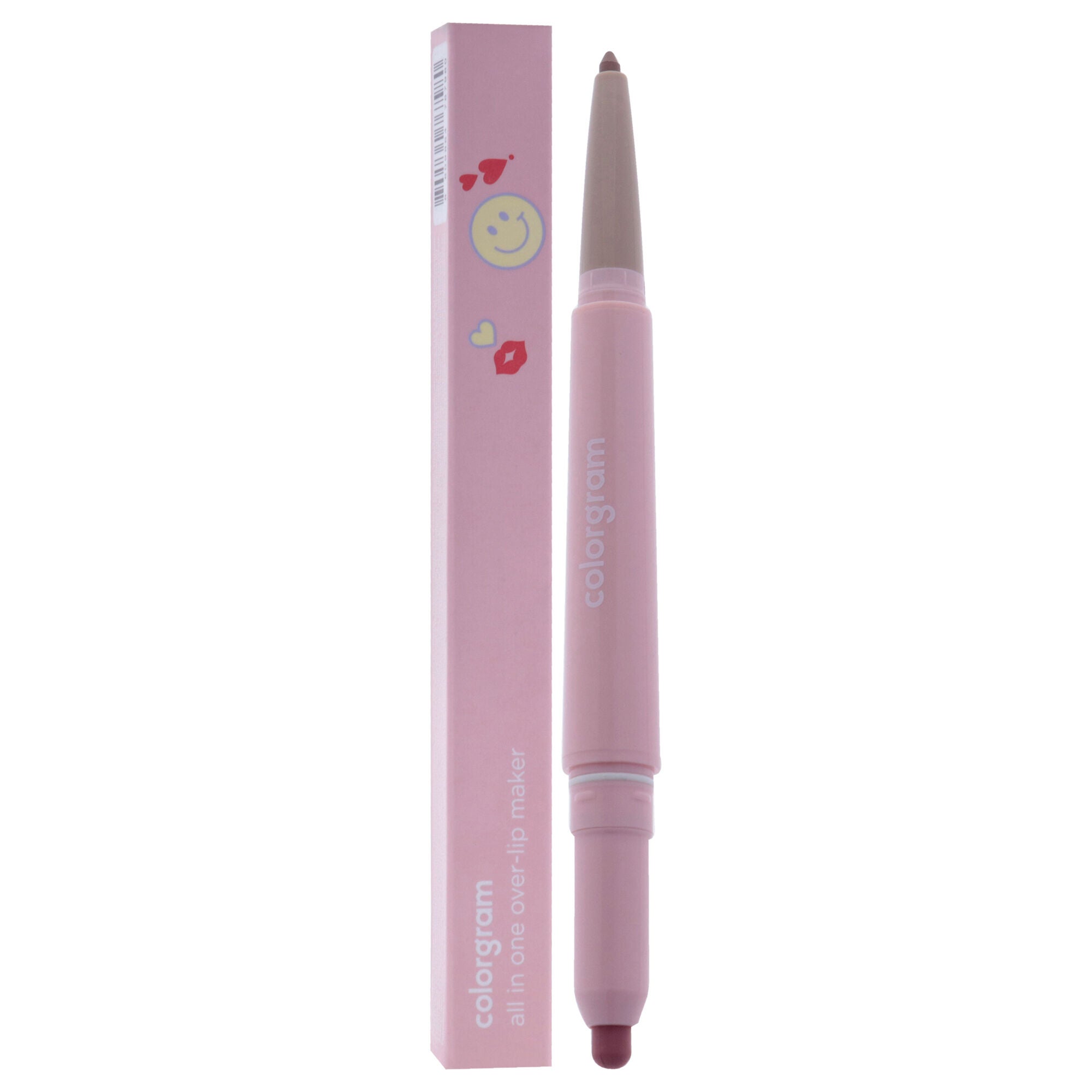 All In One Over-lip Maker - 02 Cool Pink by Colorgram for Women - 0.024 oz Lip Pencil, Pink, alternate image number 2