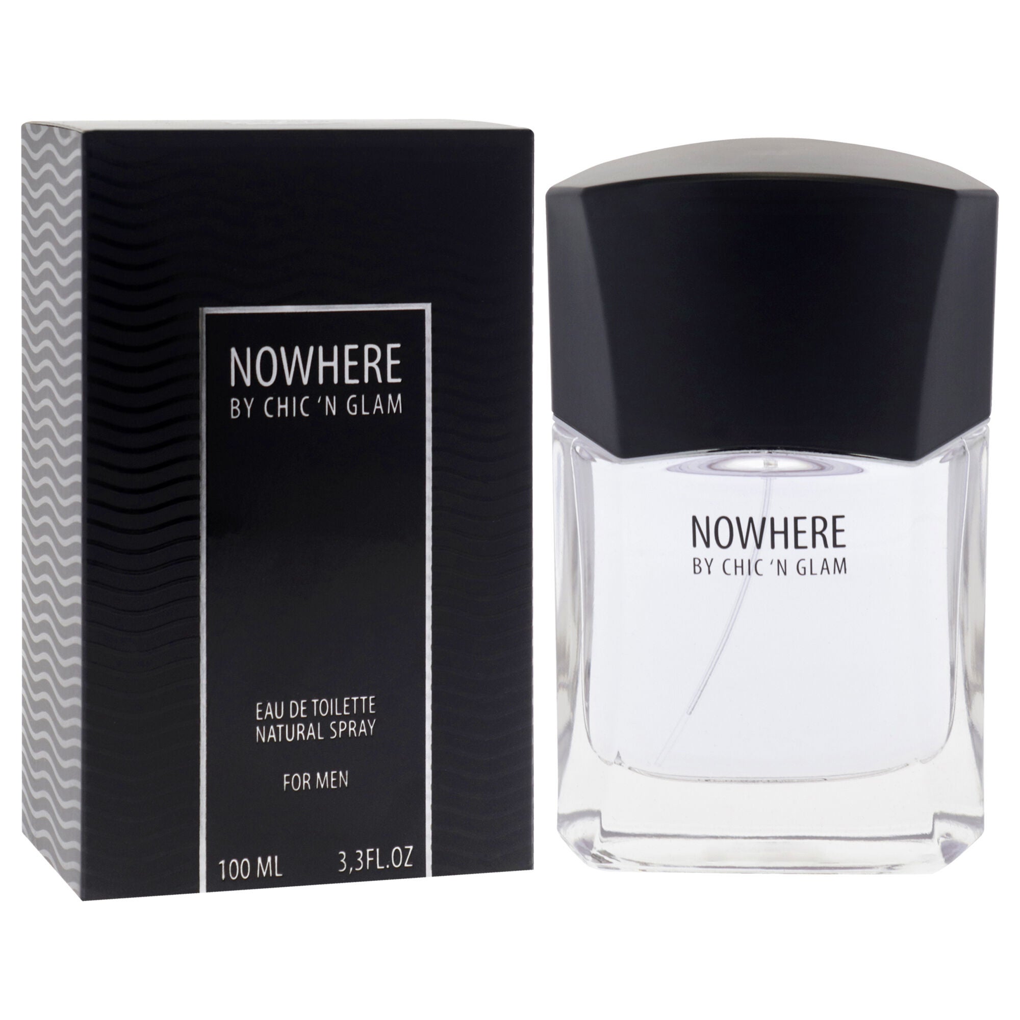 Nowhere by Chic N Glam for Men - 3.3 oz EDT Spray, See Description, alternate image number 1